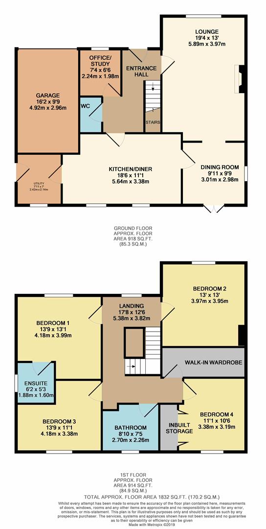 4 bed detached house for sale in Alexandra Road, St Austell, St ...