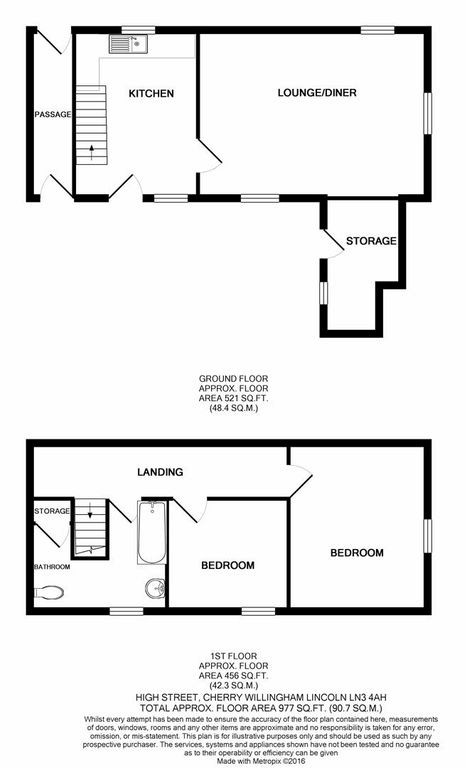 23, High Street, Cherry Willingham floorplan