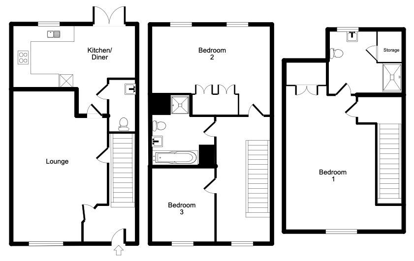 Abbey Park Road, Leicester LE4, 3 bedroom town house to rent 65379202