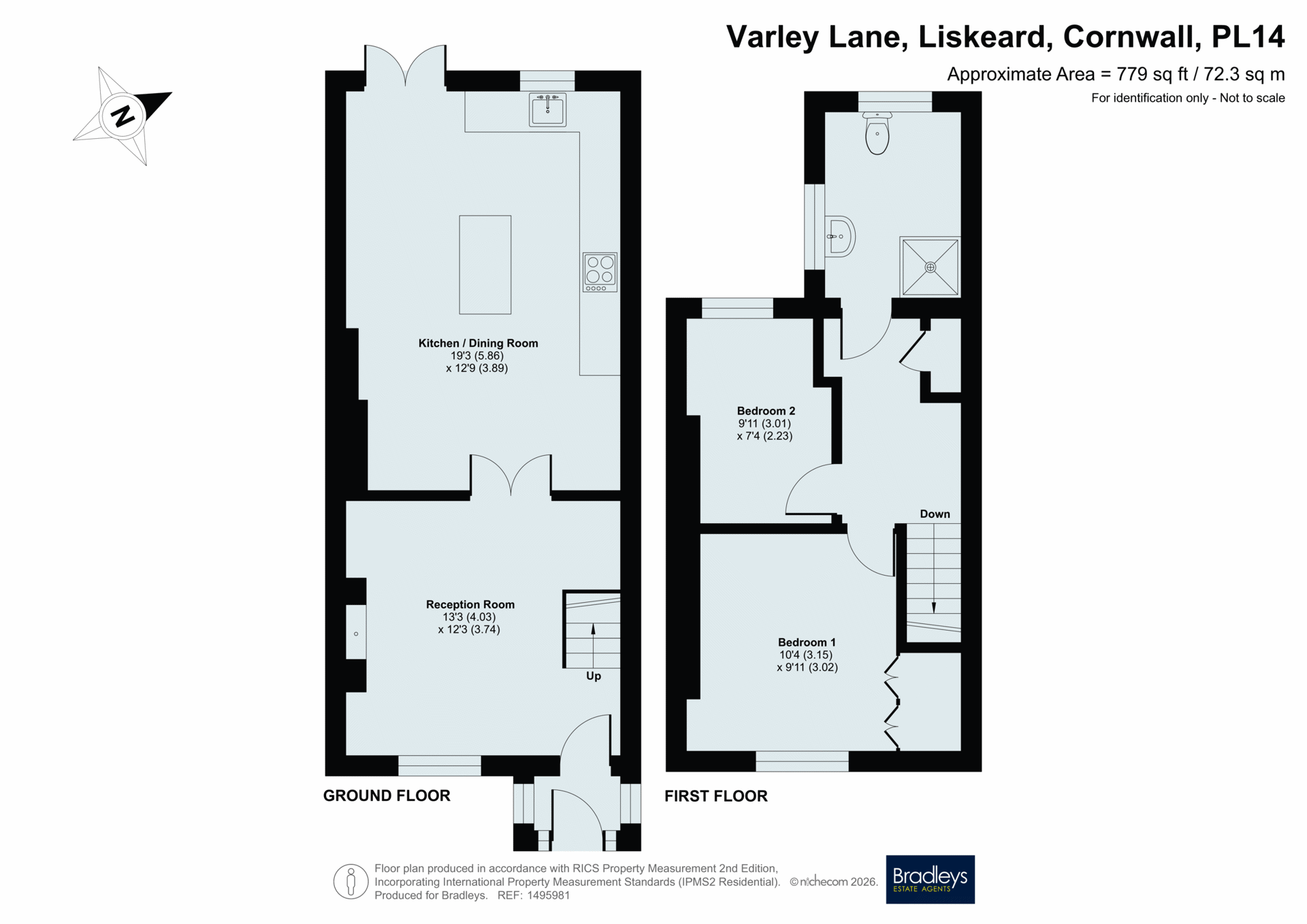 4 Varley Lane, Liskeard Cornwall, Cornwall floorplan