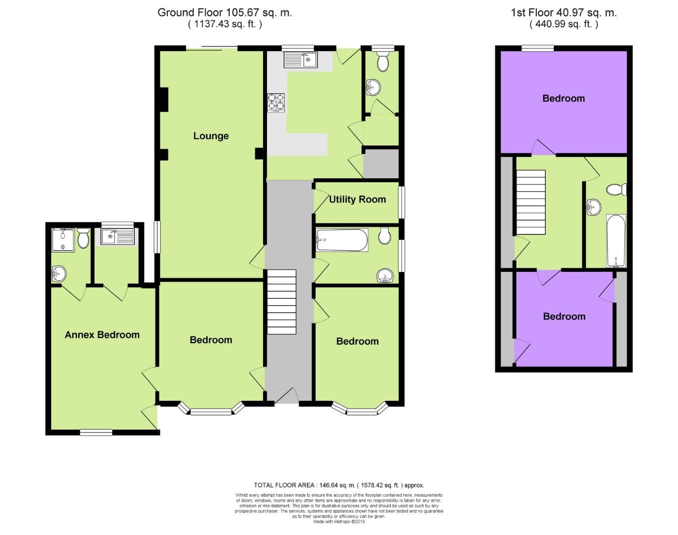 4 Bedrooms Detached house for sale in Maidstone Road, Rainham, Gillingham ME8