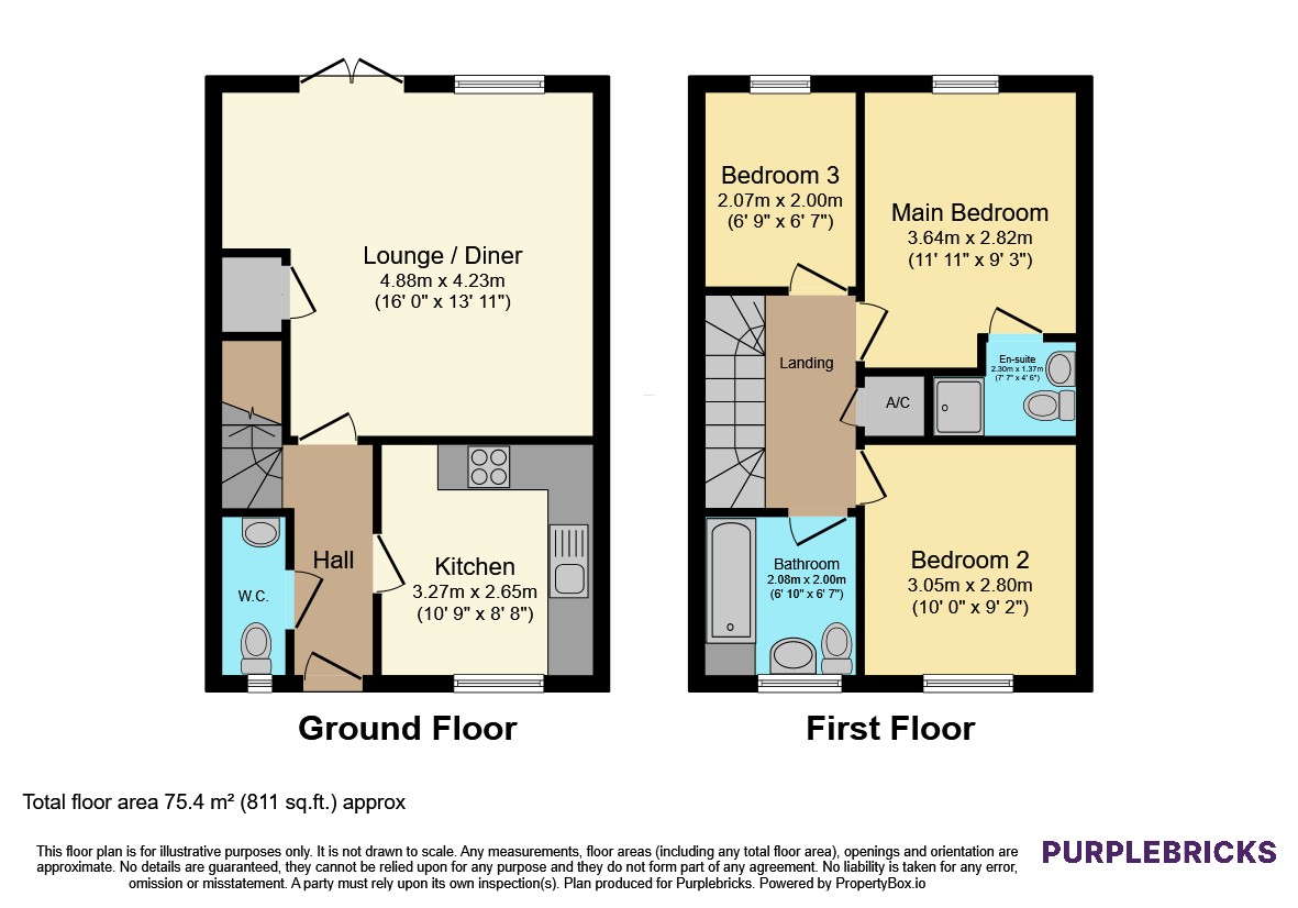 35, Poppy Road, Witham St Hughs, Lincoln floorplan