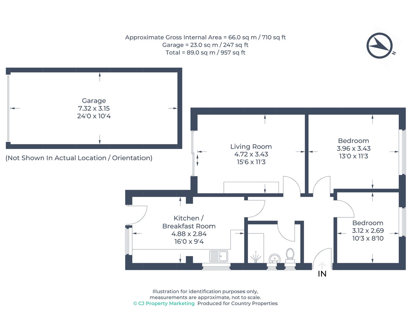 94, Ninesprings Way, Hitchin floorplan