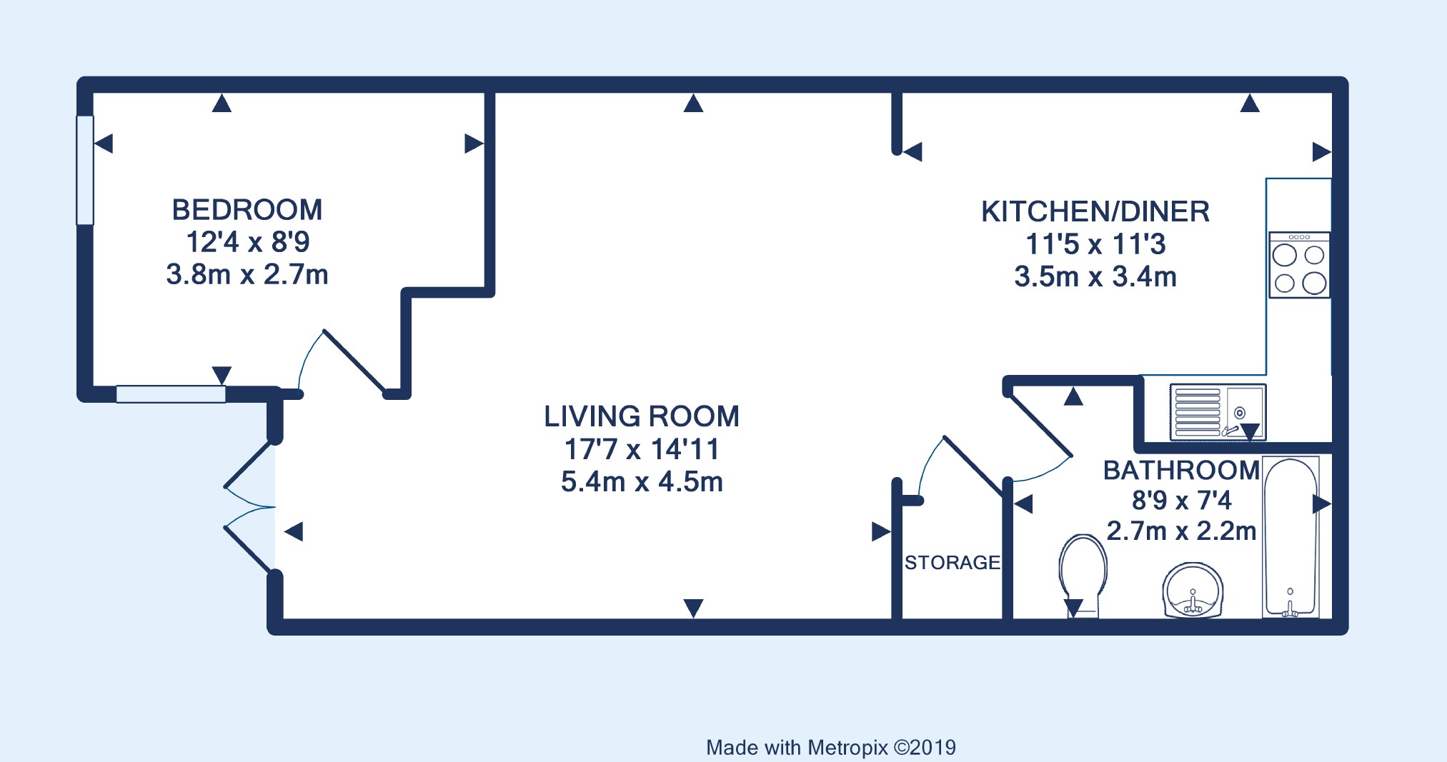 1 Bedrooms Flat for sale in Park Row, City Centre, Bristol BS1