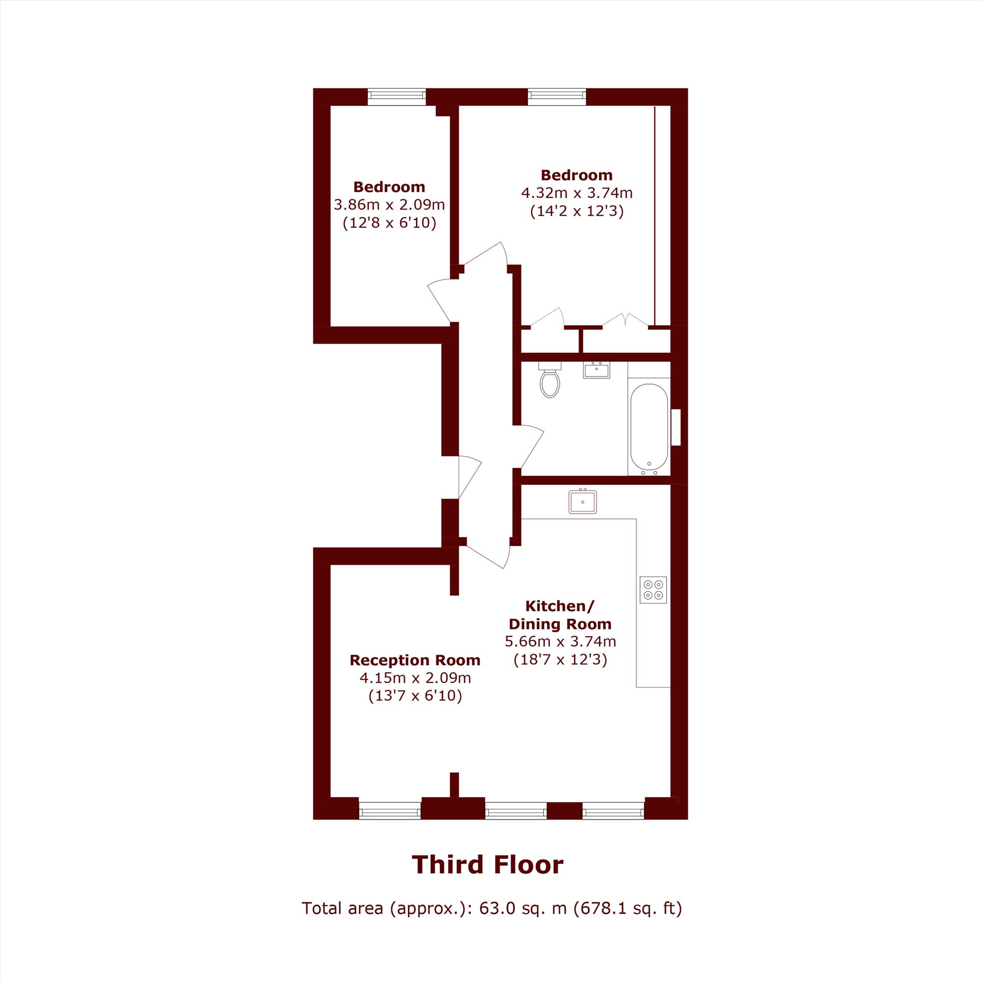 Cornwall Gardens, London floorplan