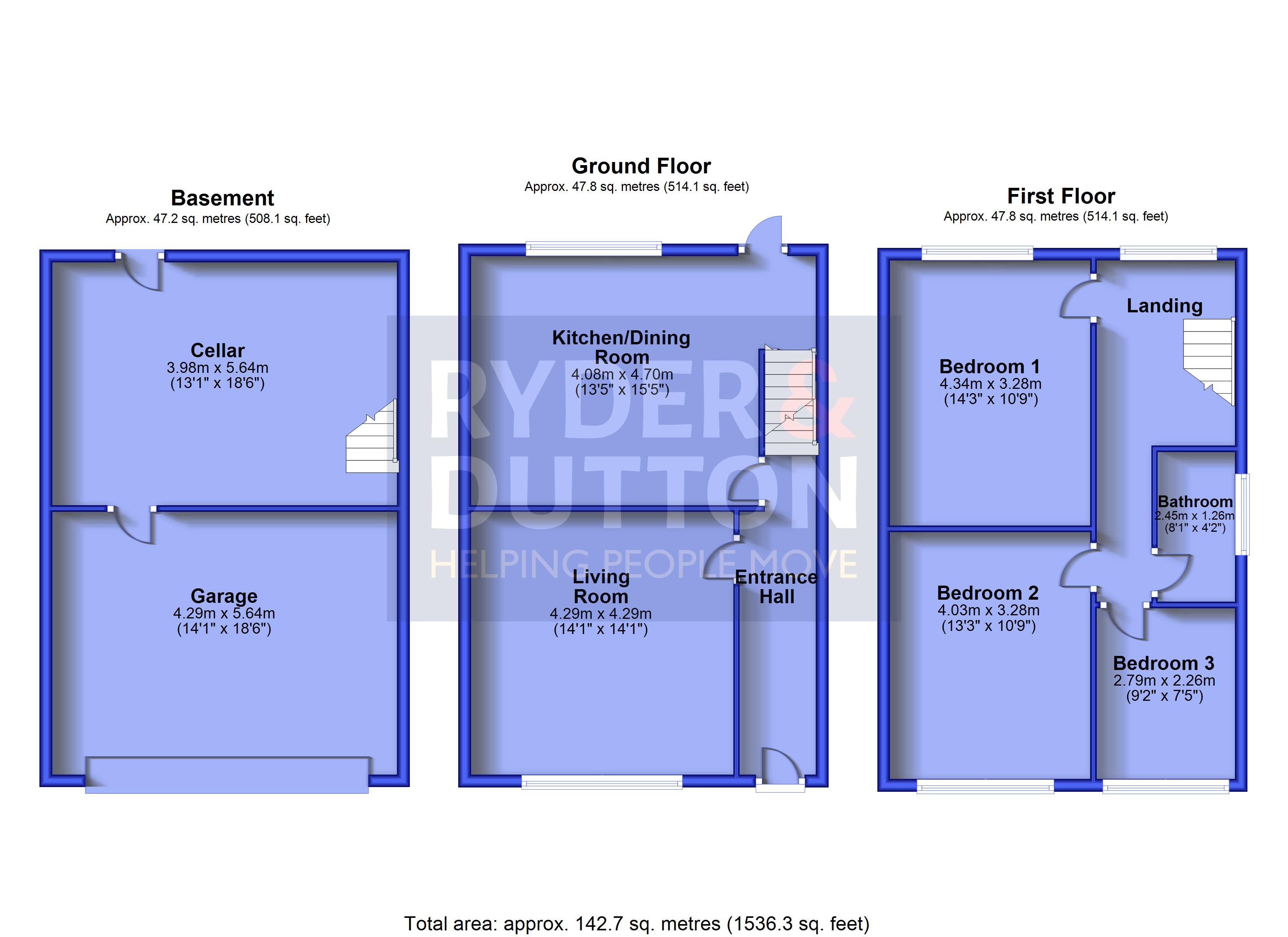 111, Cowcliffe Hill Road, Huddersfield floorplan