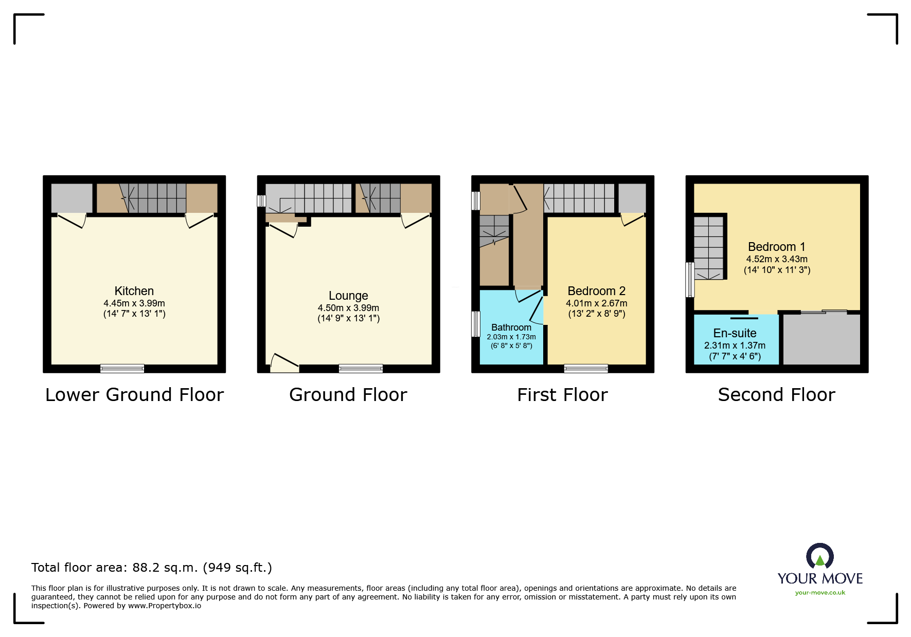 28, Cartmel Road, West Yorkshire floorplan
