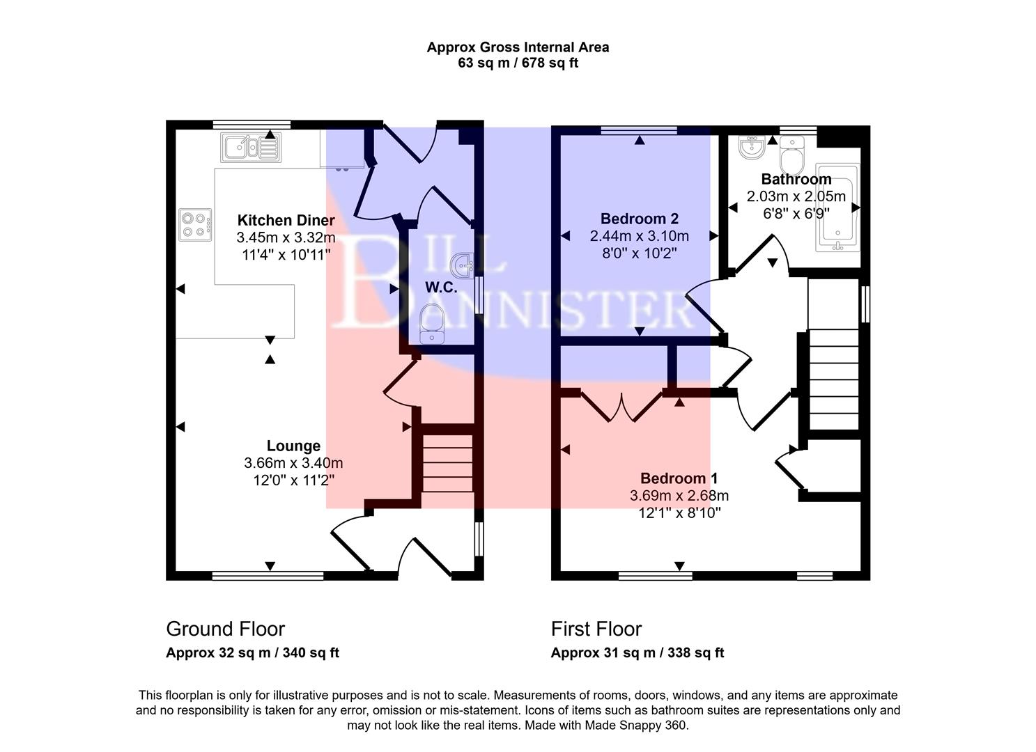 18, Treseder Close, Redruth floorplan