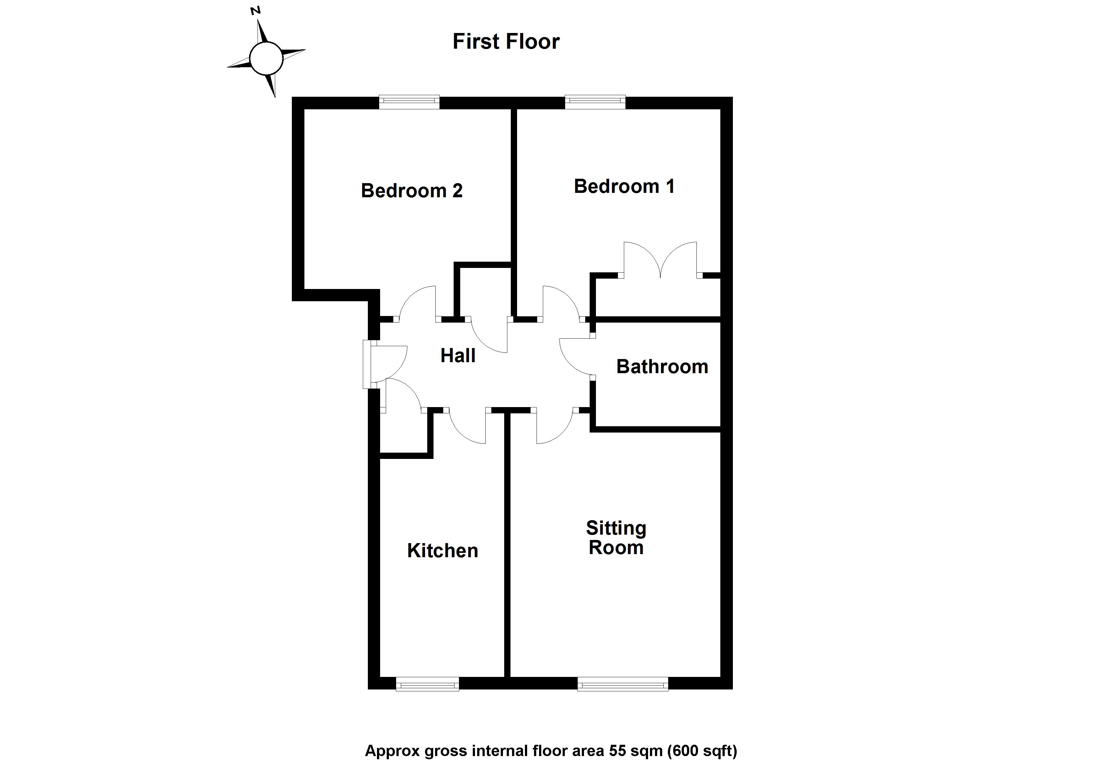 2 Bedrooms Flat for sale in Blyth Court, Saffron Walden CB11