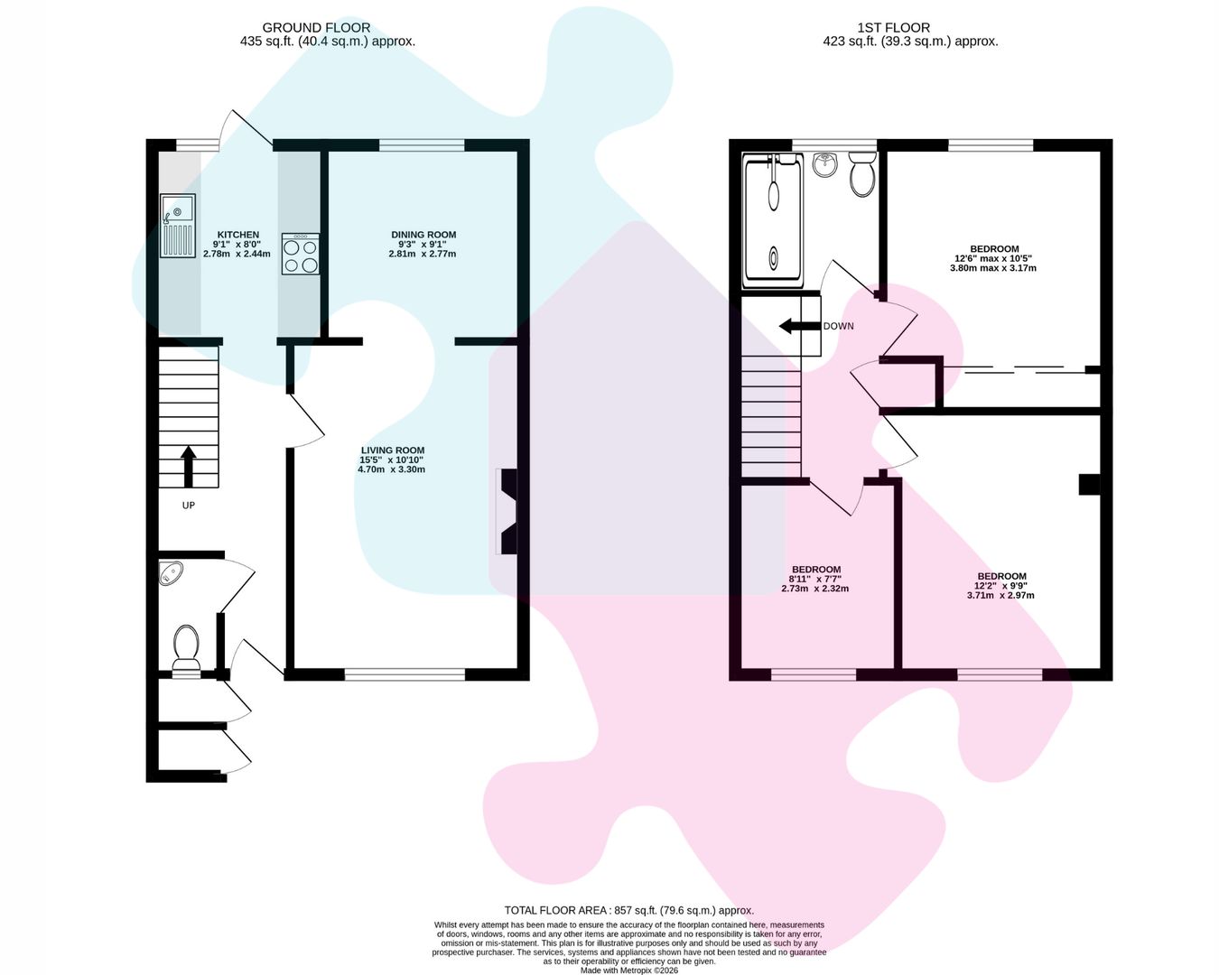 3, Stratton Walk, FARNBOROUGH floorplan