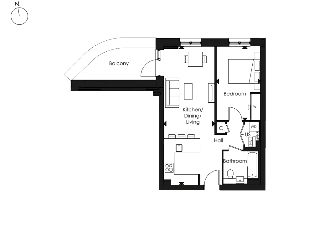 Appartment 653, The Liberty, Dagenham Green, London floorplan