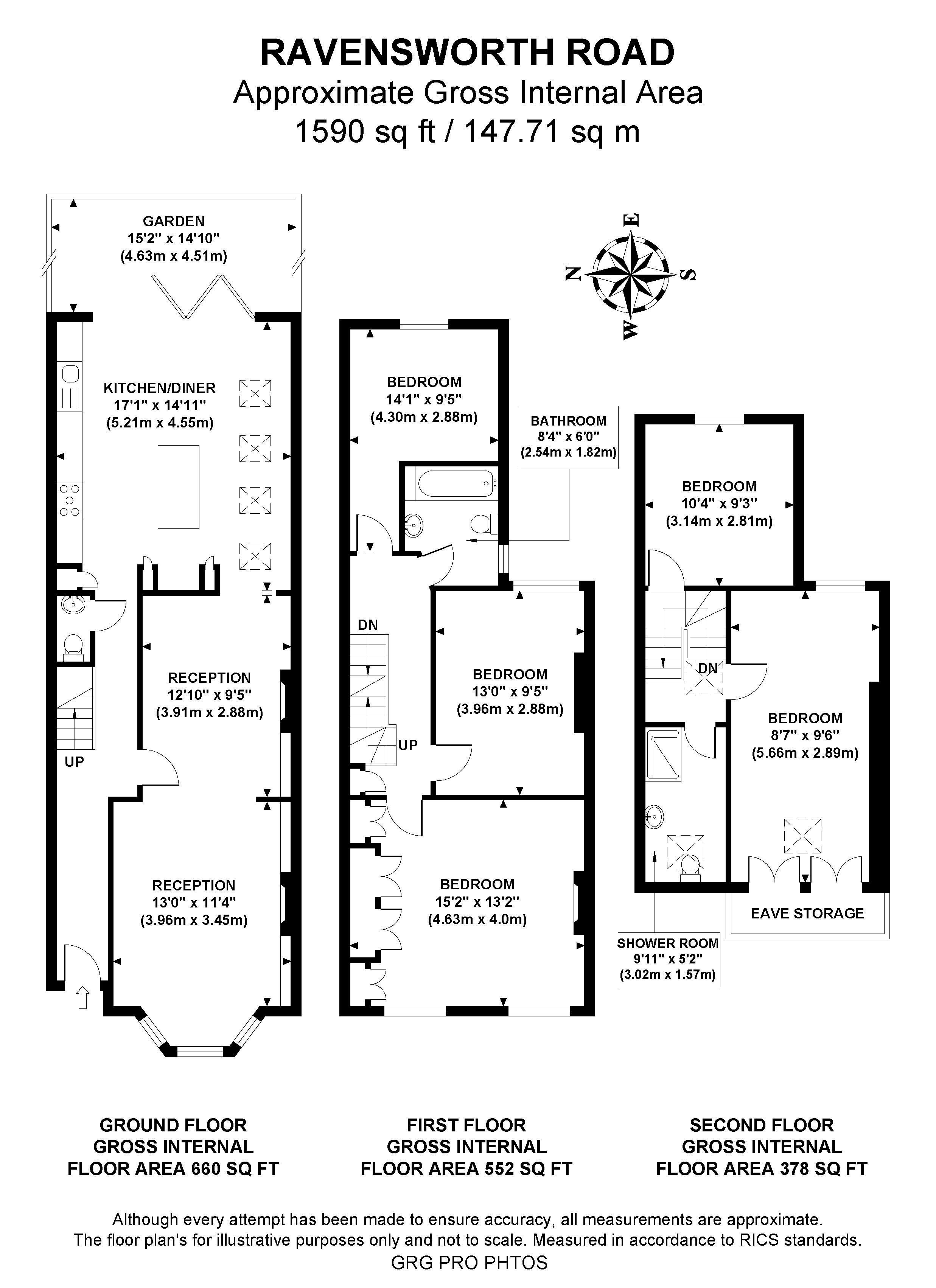 5 Bedrooms Terraced house for sale in Ravensworth Road, Kensal Green NW10