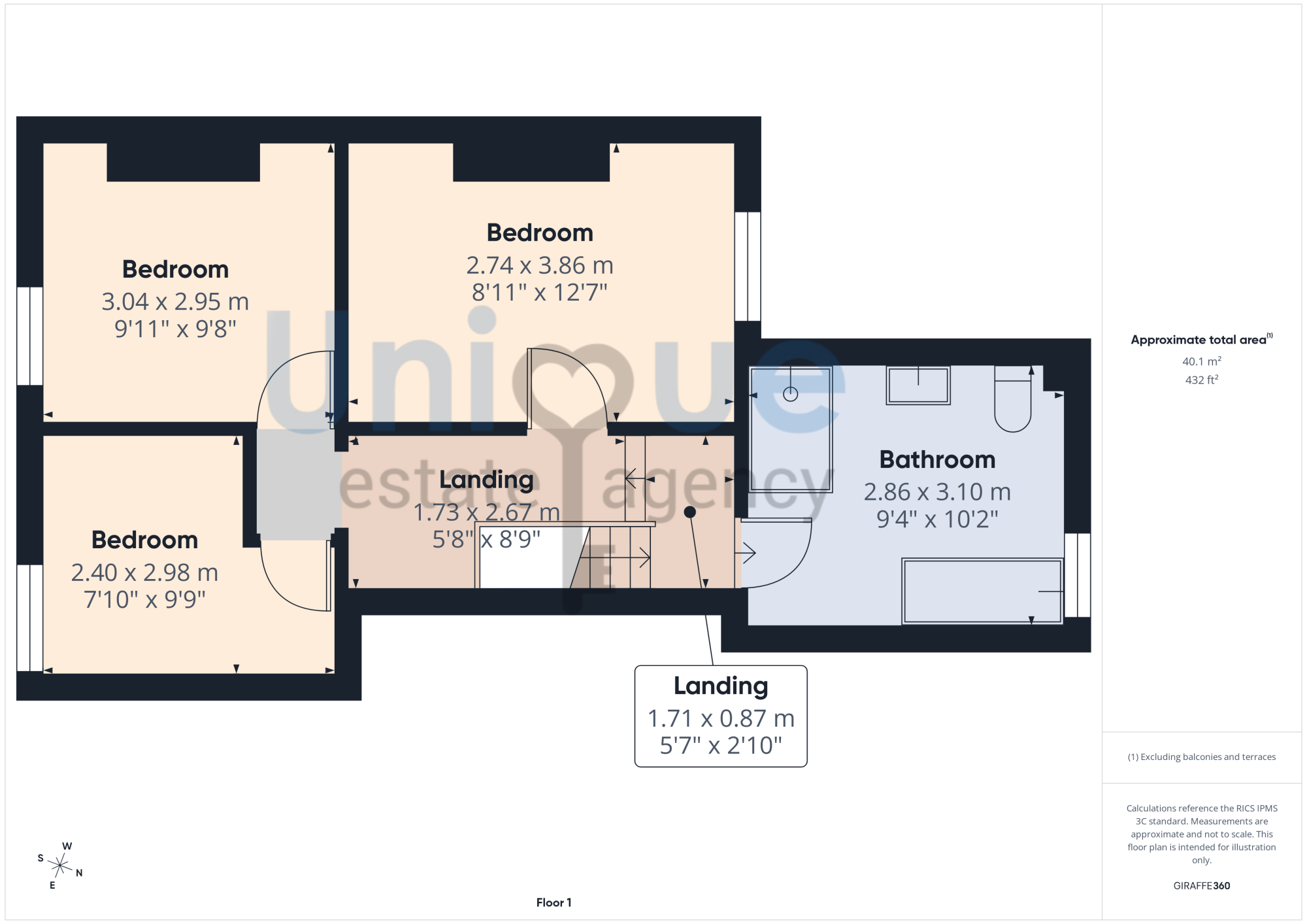 25, Sunnybank, Kirkham floorplan