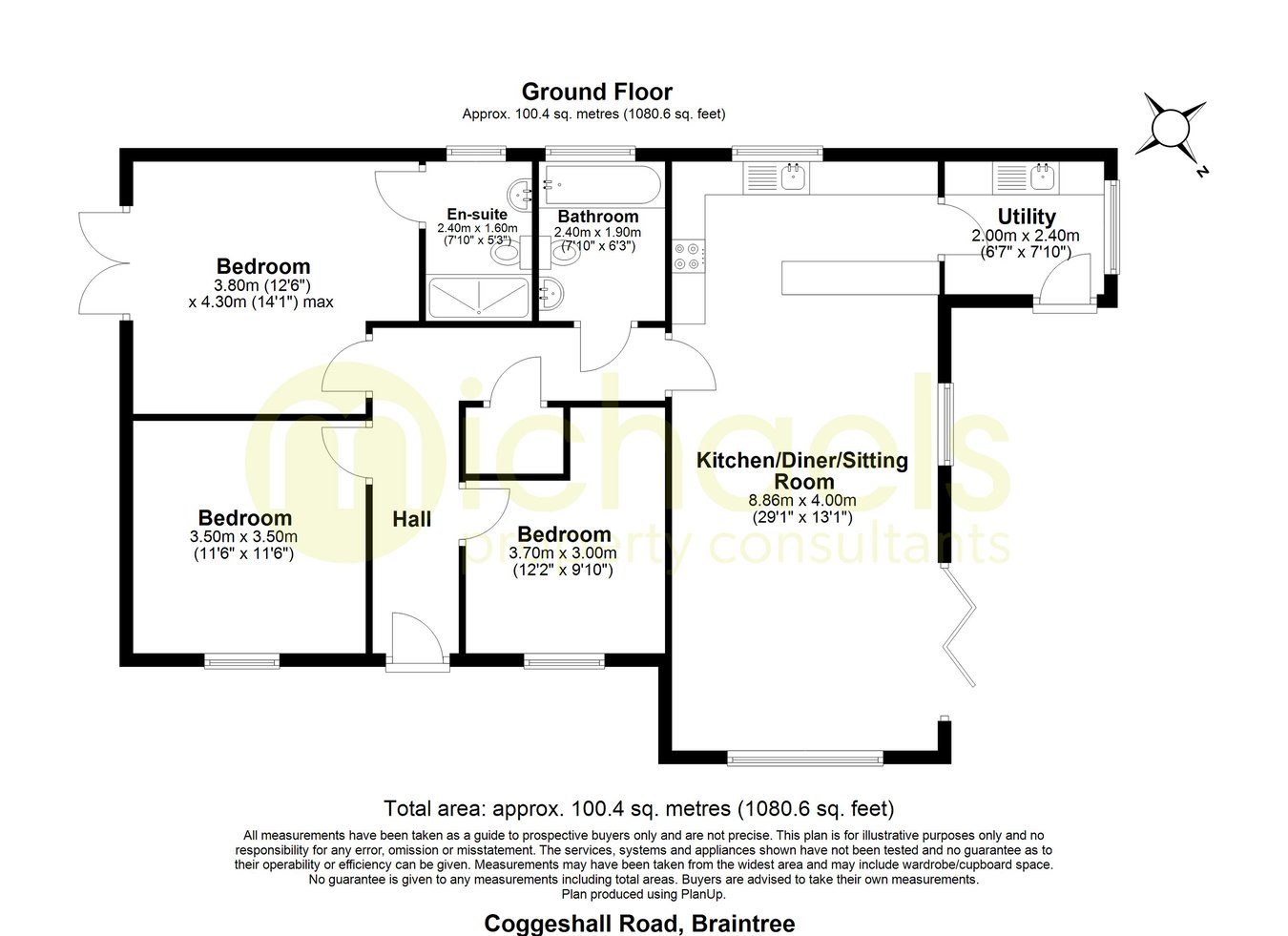 Oak Retreat, Coggeshall Road, Braintree floorplan