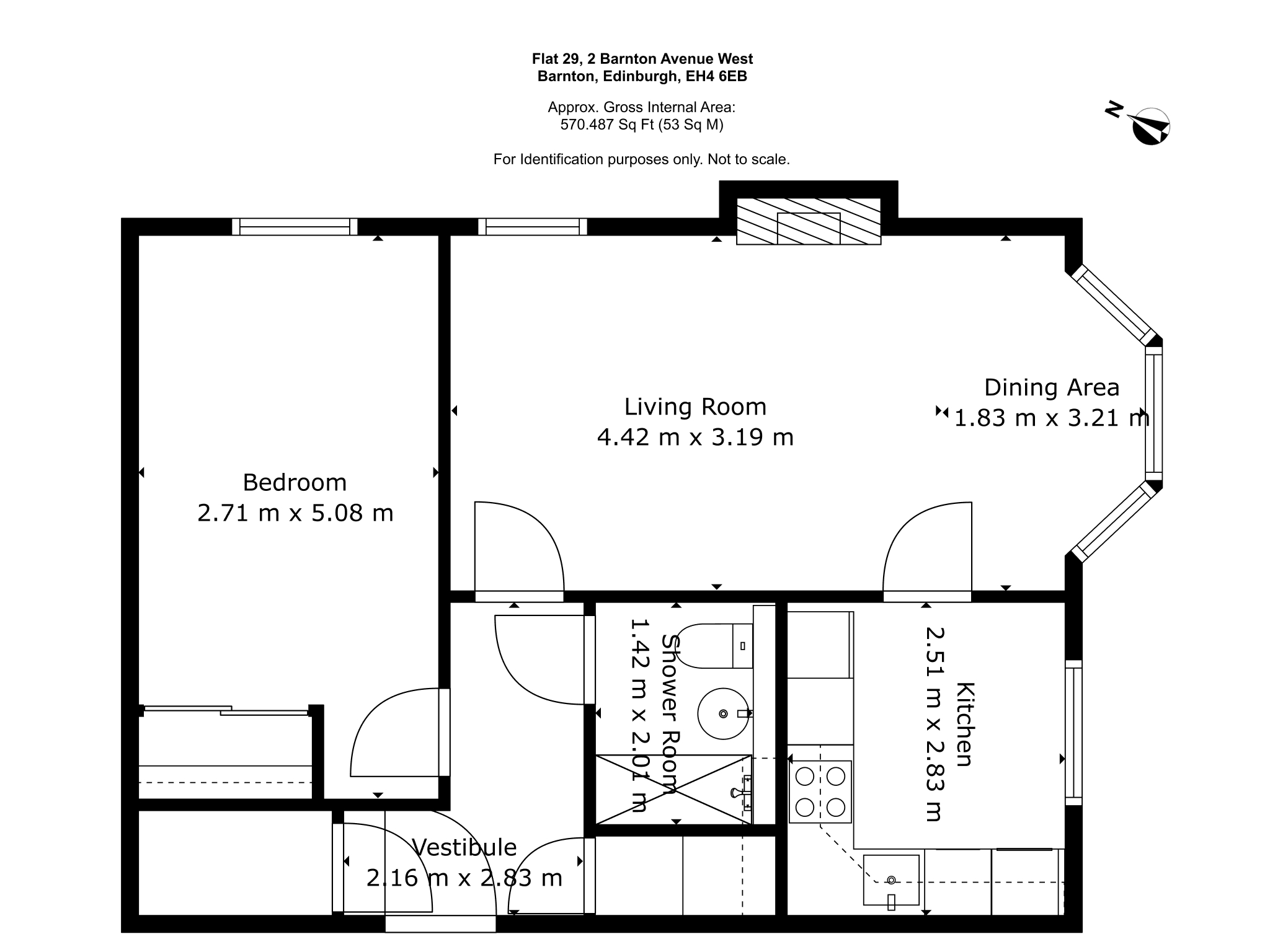 Flat 29, 2, Barnton Avenue West, Edinburgh floorplan