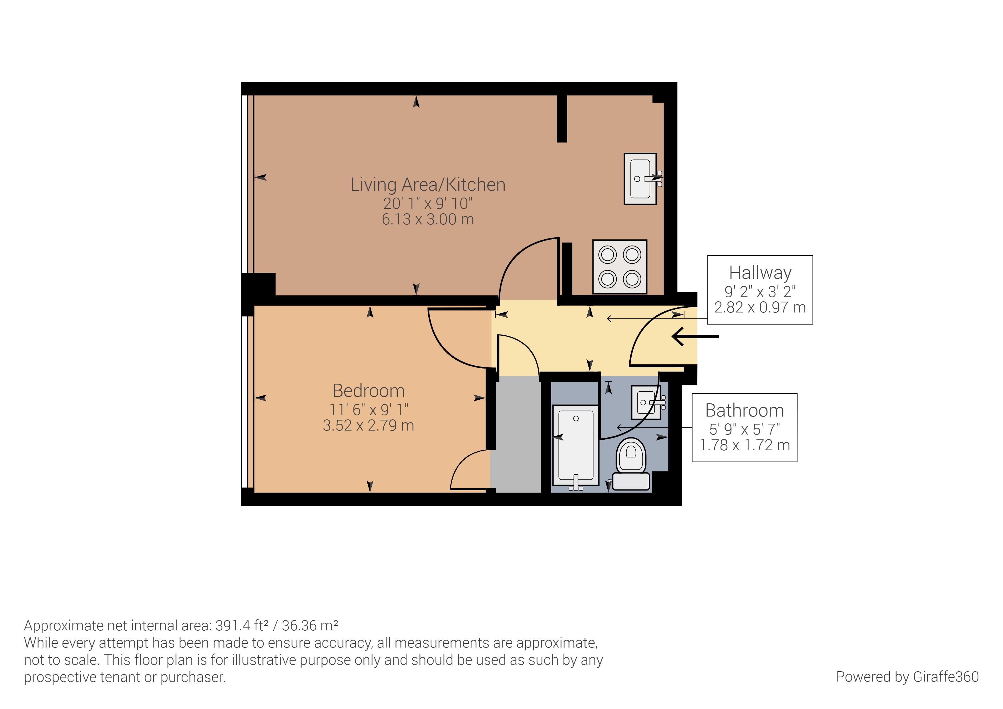 Radiant House, City Centre, Plymouth floorplan