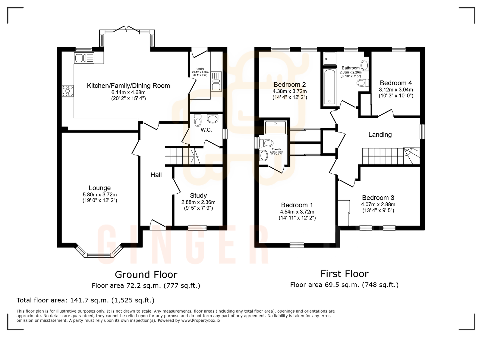 20, Peregrine Road, Wixams floorplan