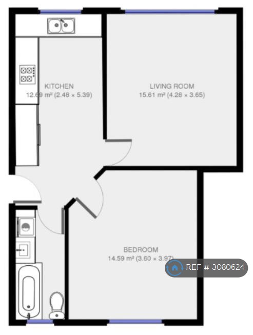 Bewley Court Brixton Hill, London floorplan