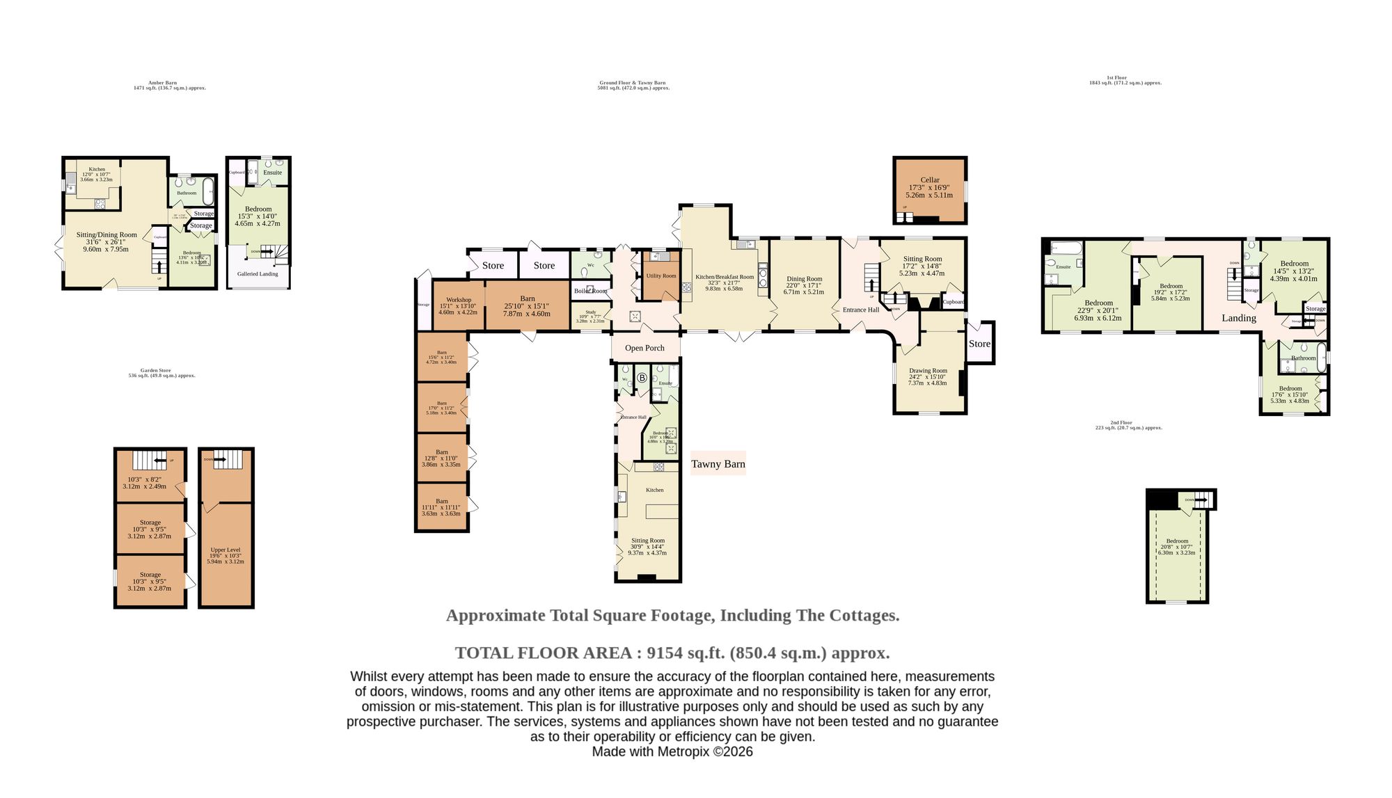 Greenacres Farm, Norwich floorplan