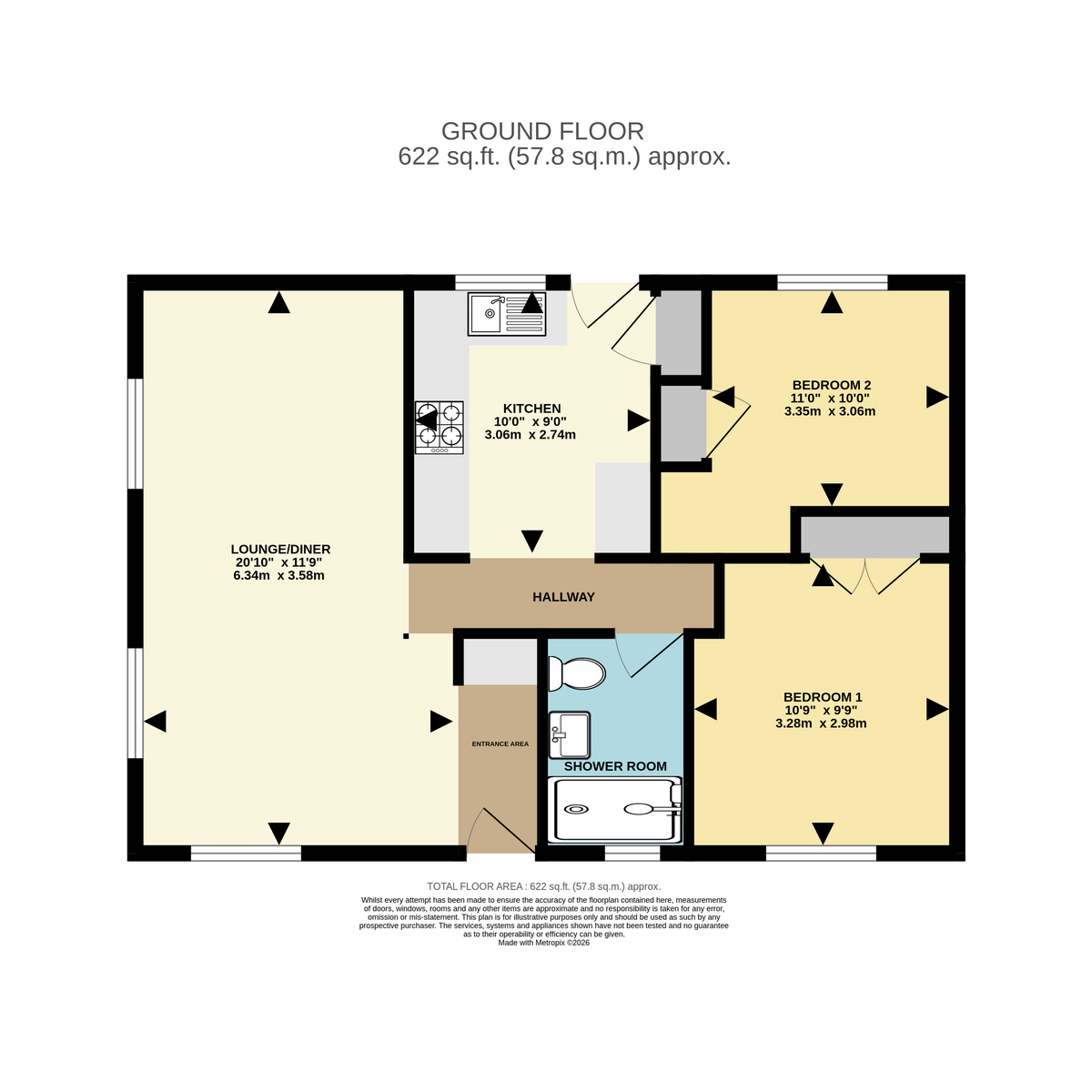 New Road, Bournemouth floorplan