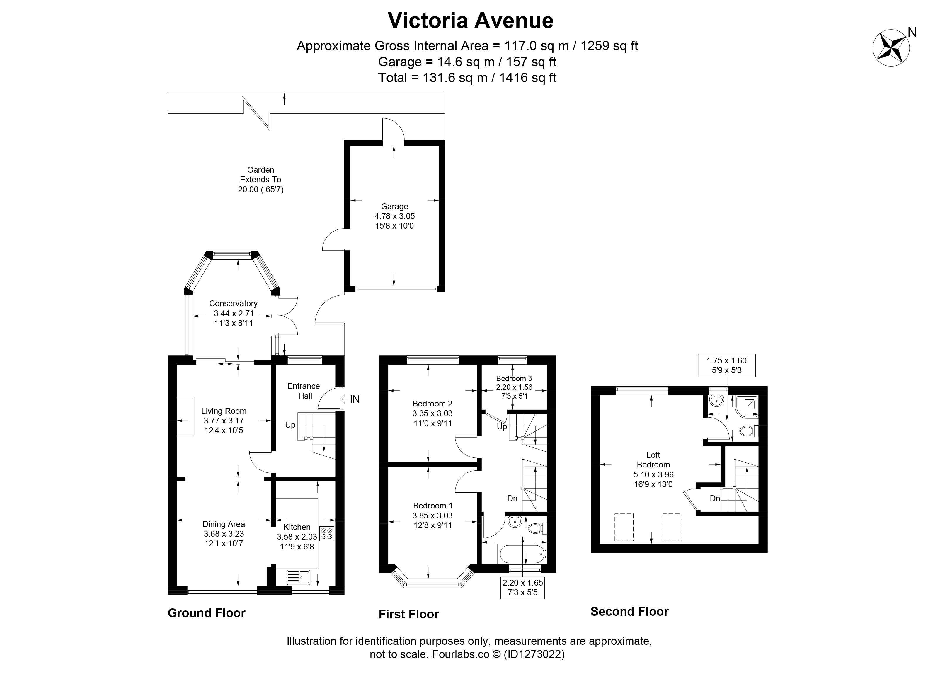 31, Victoria Avenue, Wallington floorplan