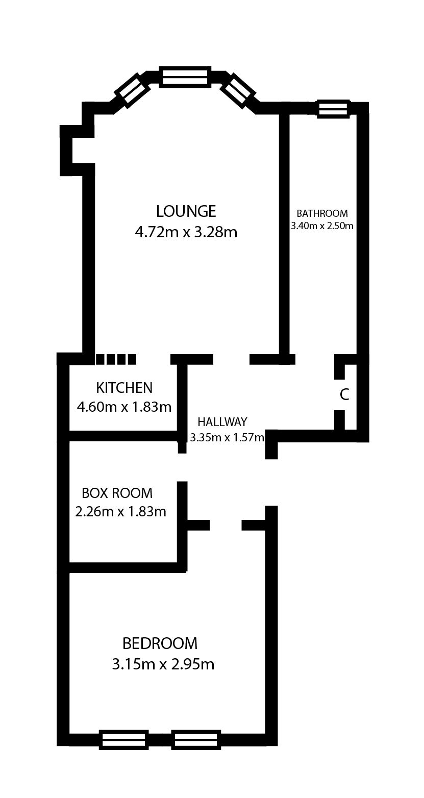 1 Bedrooms Flat for sale in 3/1, 117 Dumbarton Road, Partick, Glasgow G11