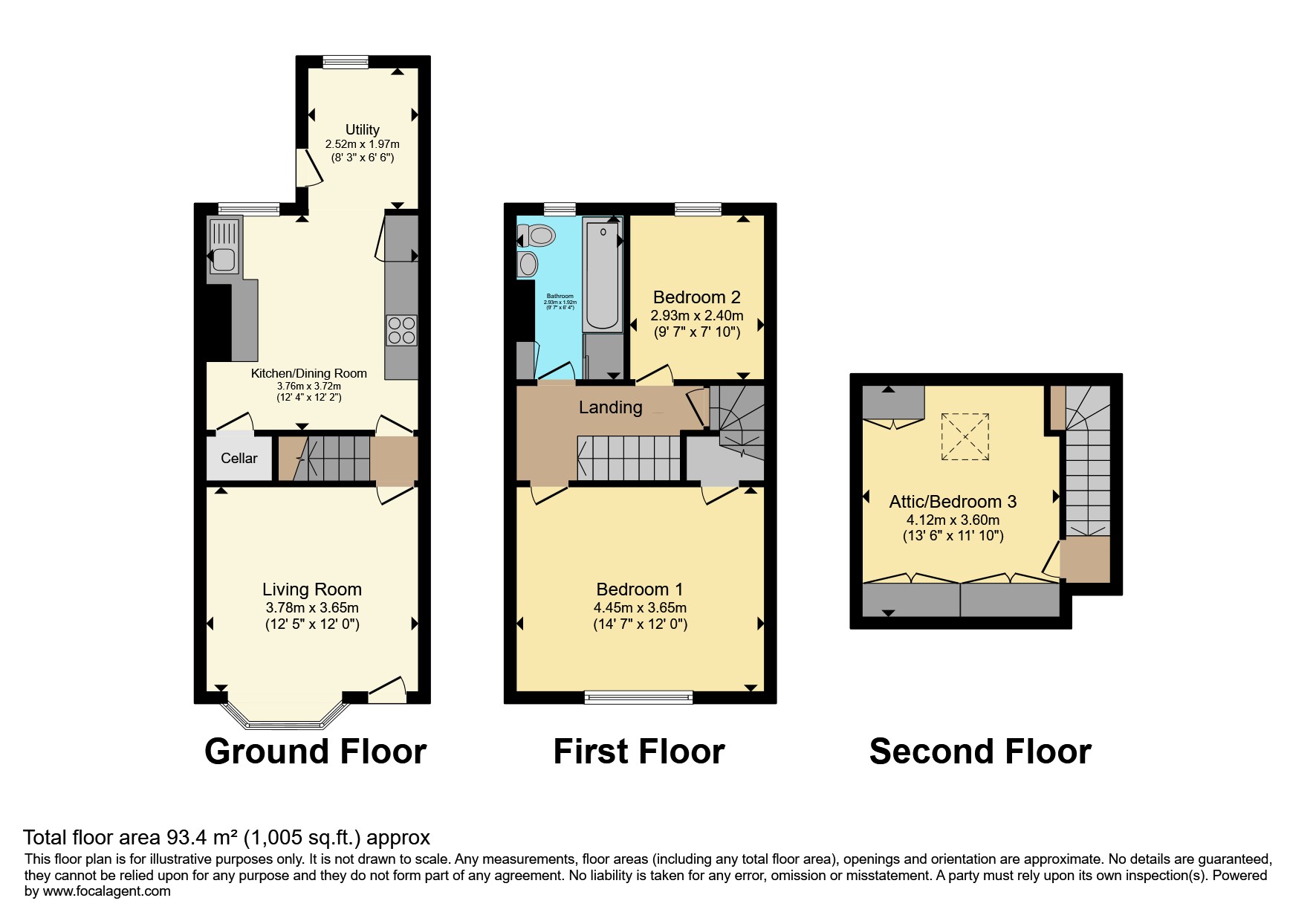 451, Main Road, Sheffield floorplan