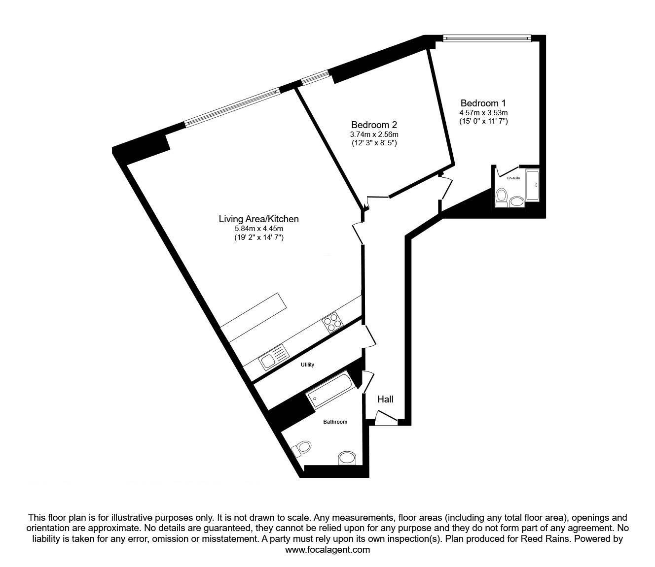 508, Asia House, 82, Princess Street, Manchester floorplan