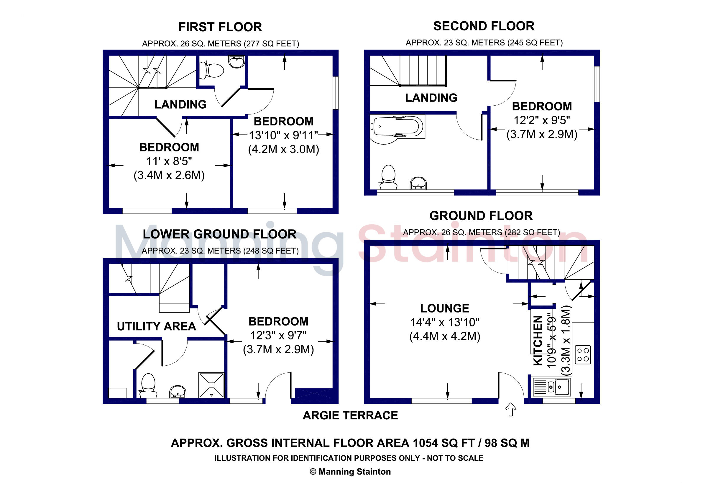 2, Argie Terrace, West Yorkshire floorplan