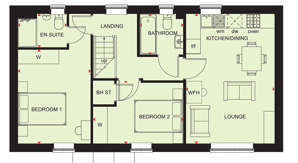 H8703133, Tansy Road, Priors Hall Park, Corby floorplan