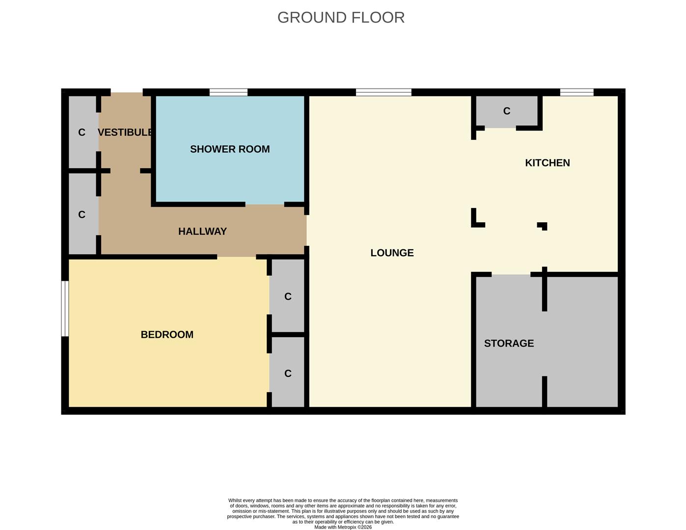 1B, Bishopgate, Cupar floorplan