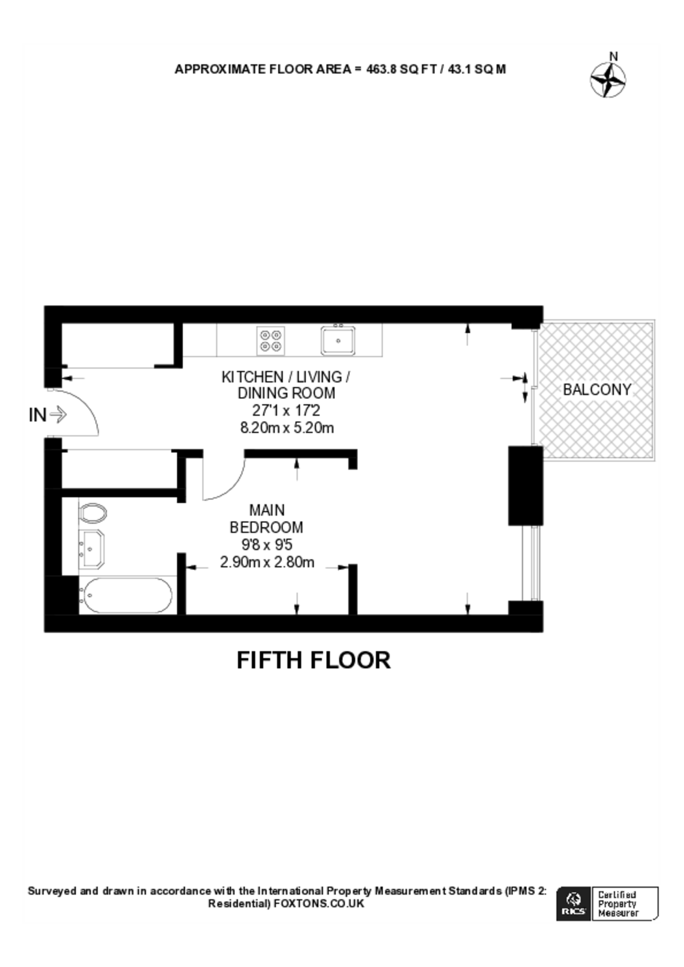 Fulton & Fifth, Wembley floorplan