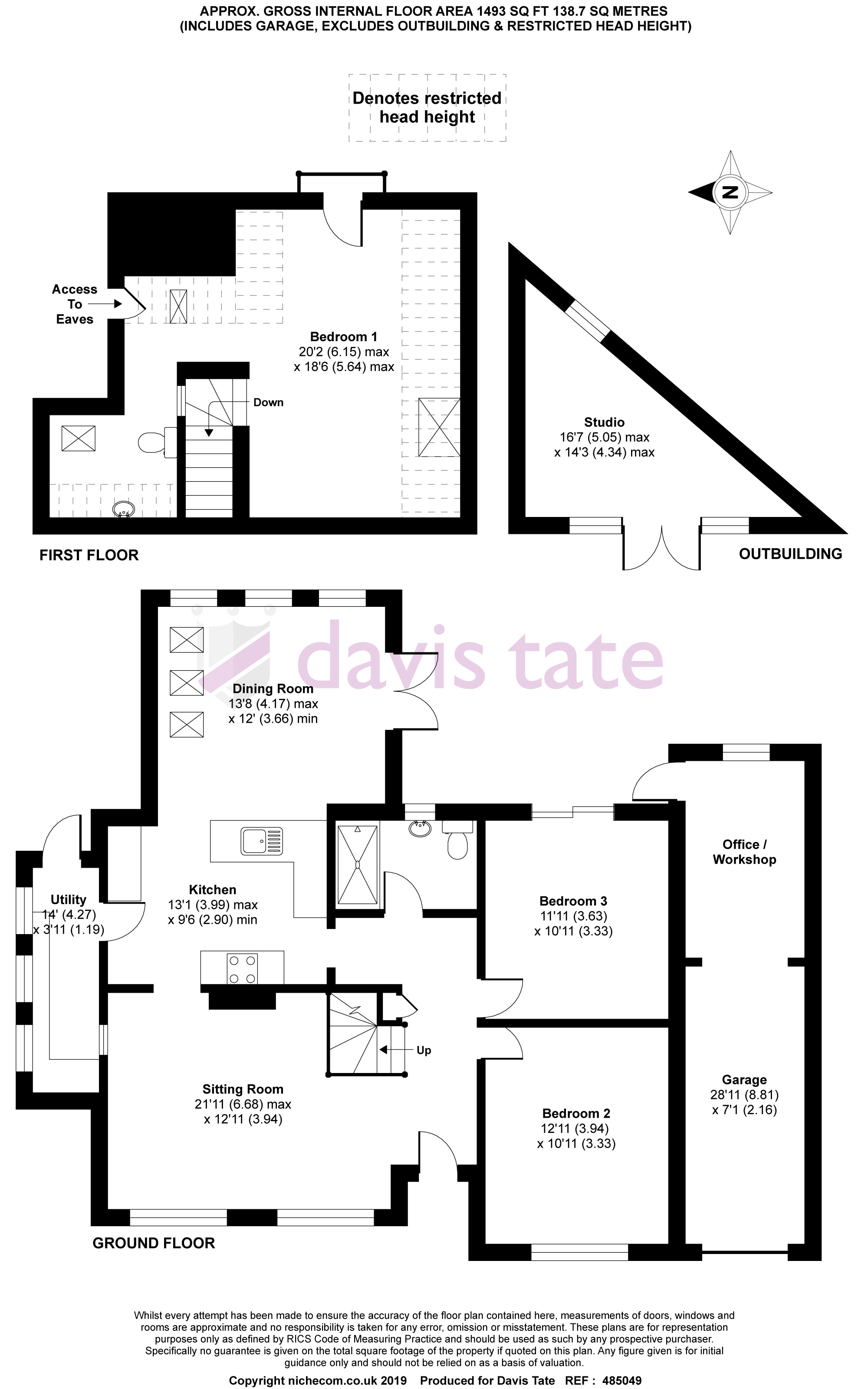 3 Bedrooms Detached bungalow for sale in Hewett Avenue, Caversham Heights, Reading RG4