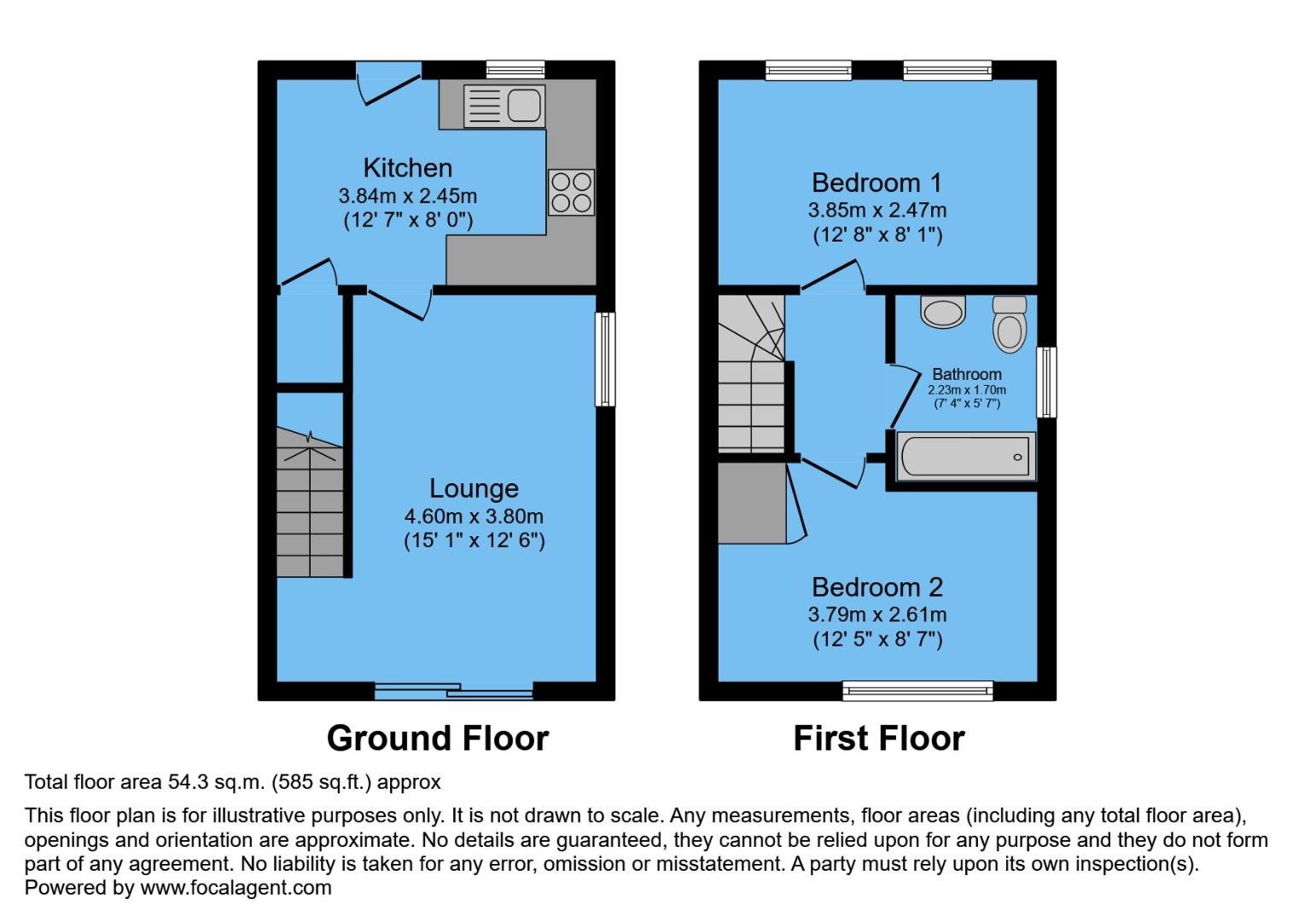 18, Acacia Avenue, Chesterfield floorplan
