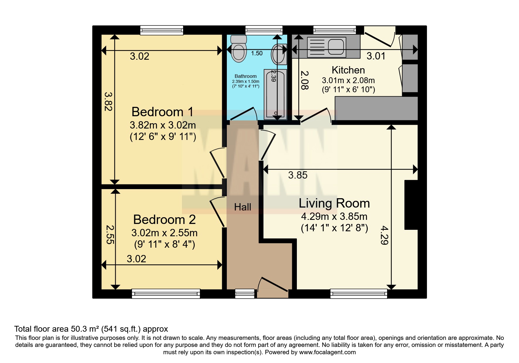 93, Kent Avenue, Sheerness floorplan