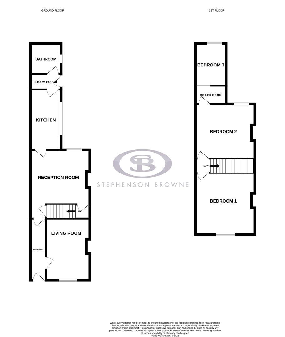 50, Derwent Street, Stoke-On-Trent floorplan
