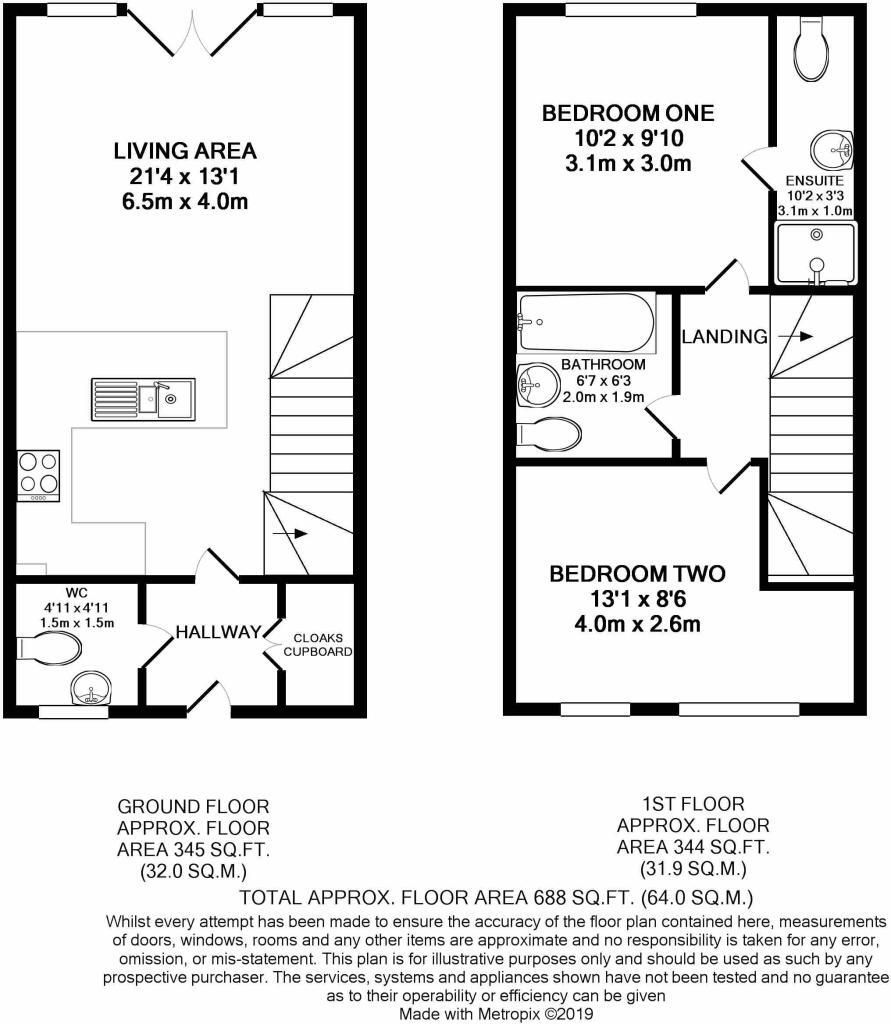 15 Lakelot Close, Willenhall floorplan