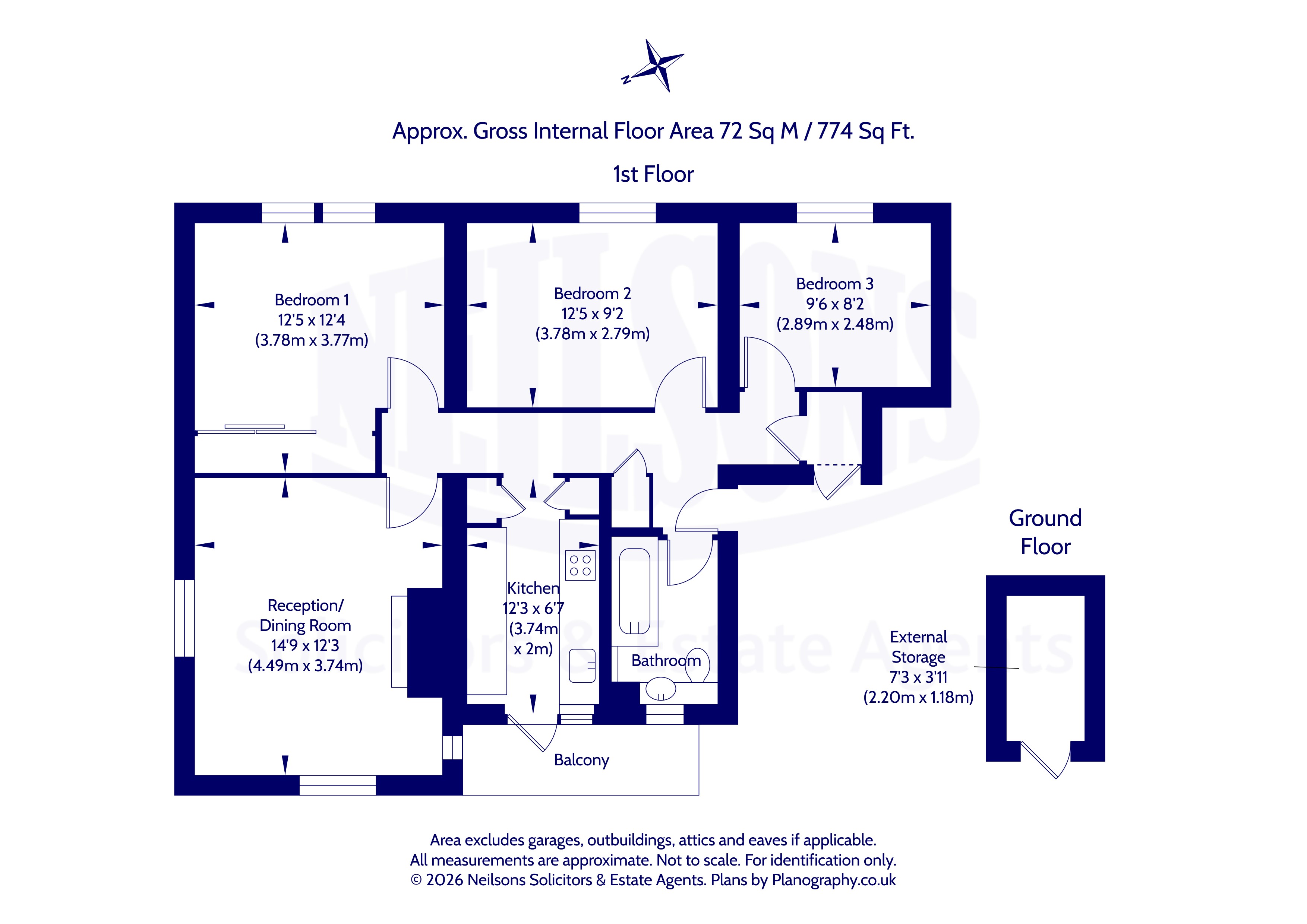 1c, Niddrie Mill Place, Edinburgh floorplan