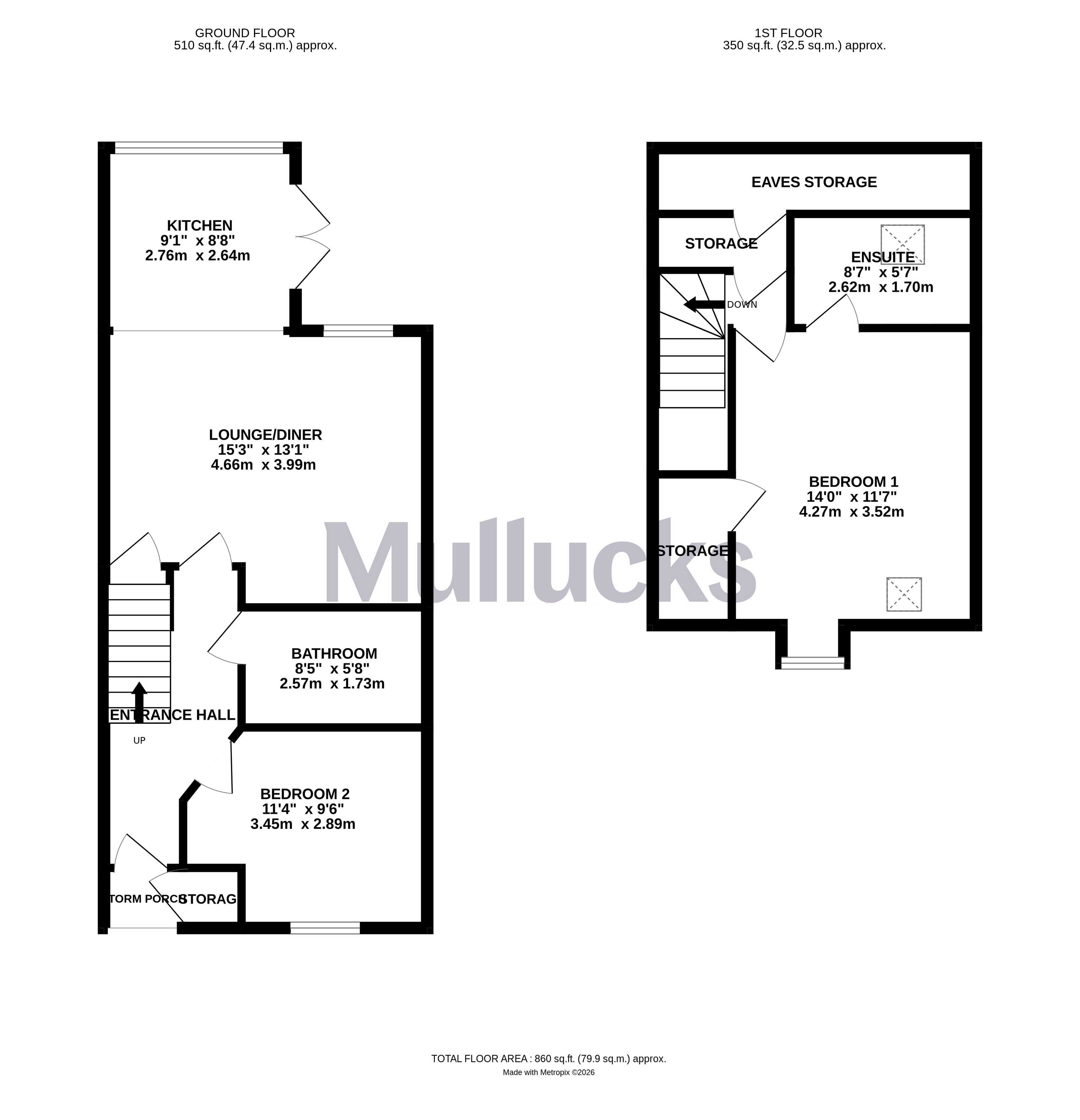 19, Alexander Mews, Harlow floorplan