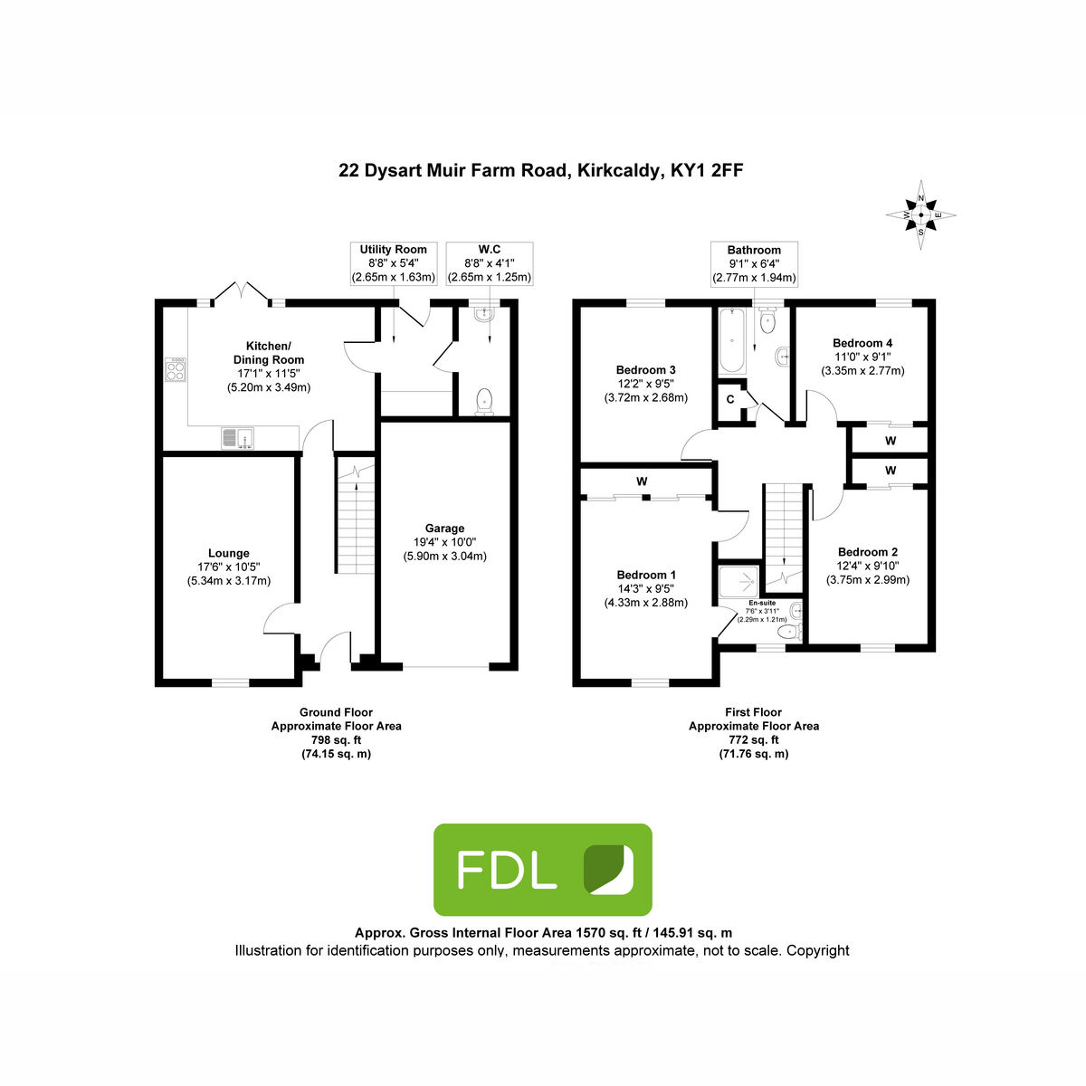 22, Dysart Muir Farm Road, Kirkcaldy floorplan