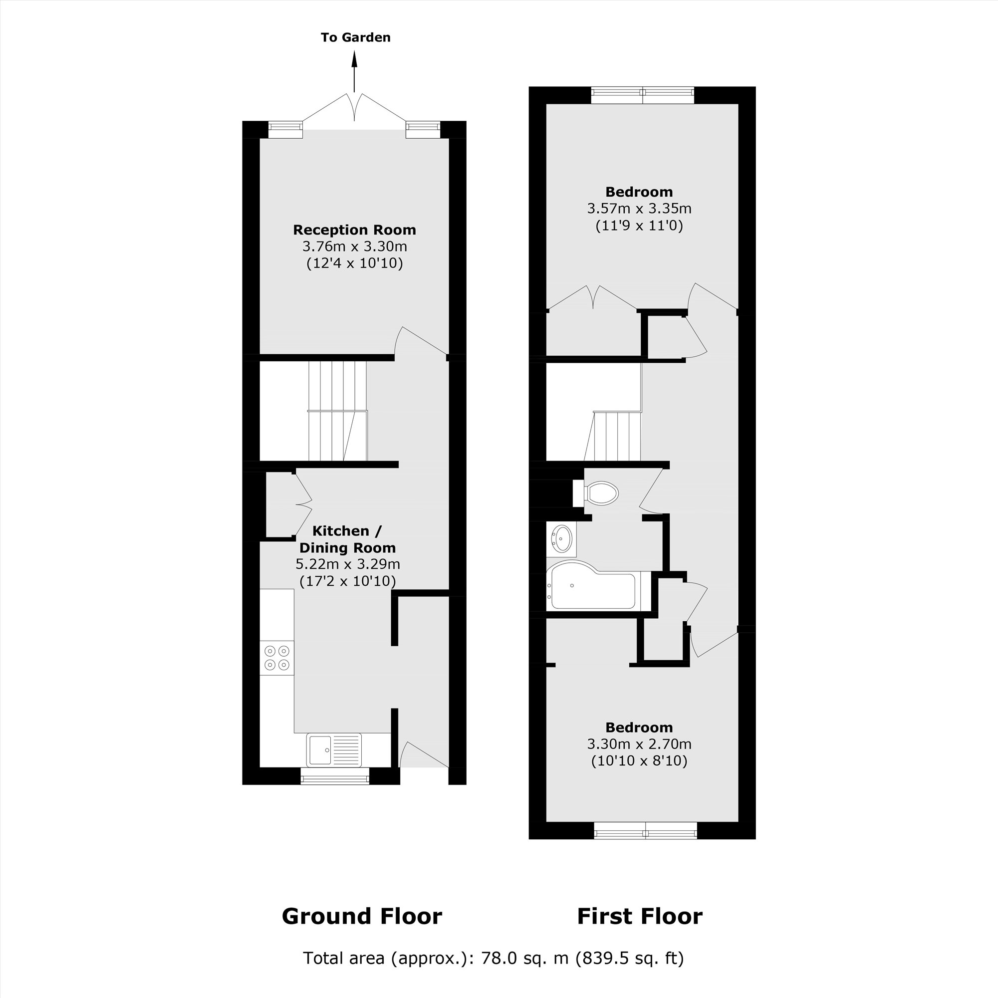 24, Turenne Close, London floorplan