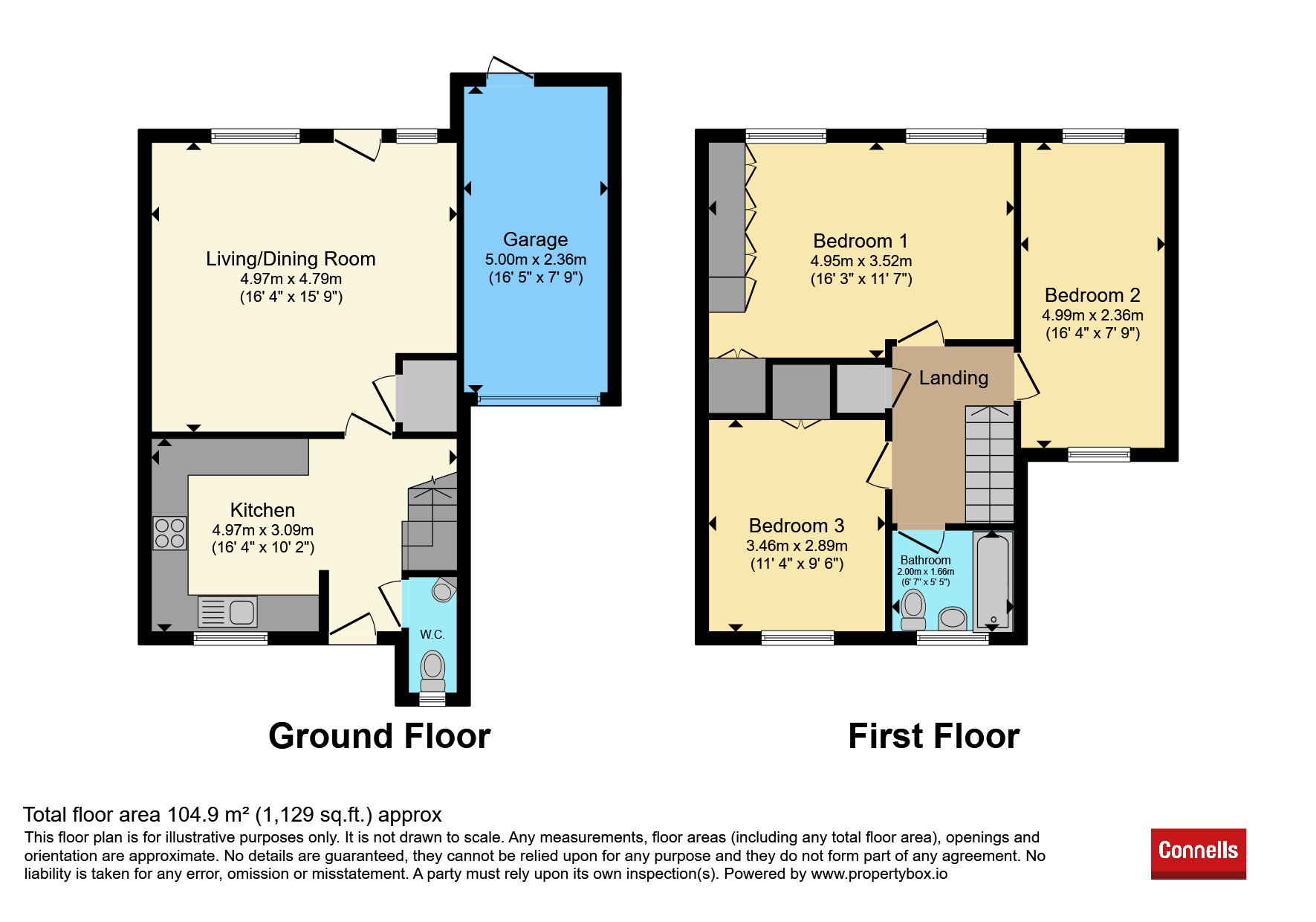 6, Falmer Close, CRAWLEY floorplan