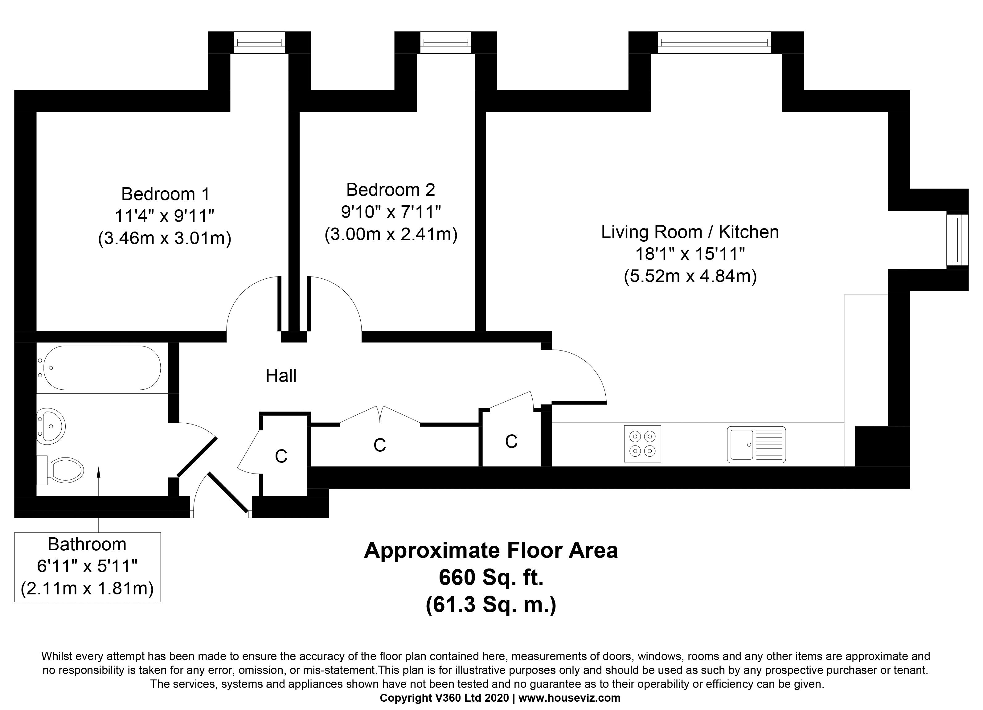 2 bed flat for sale in Exchange Mews, Culverden Park Road, Tunbridge ...