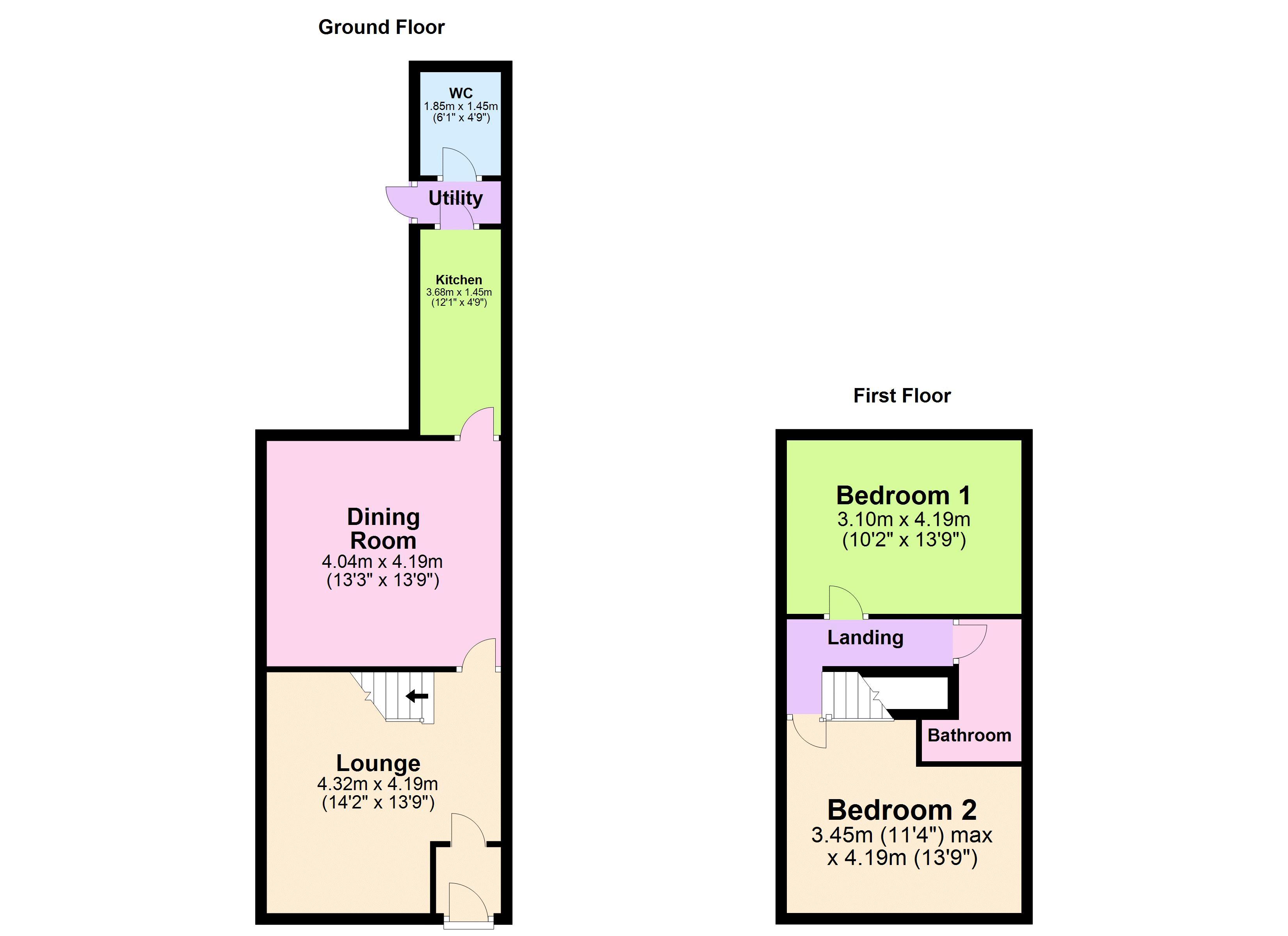 2 Bedrooms Terraced house for sale in Knowles Street, Rishton, Blackburn BB1