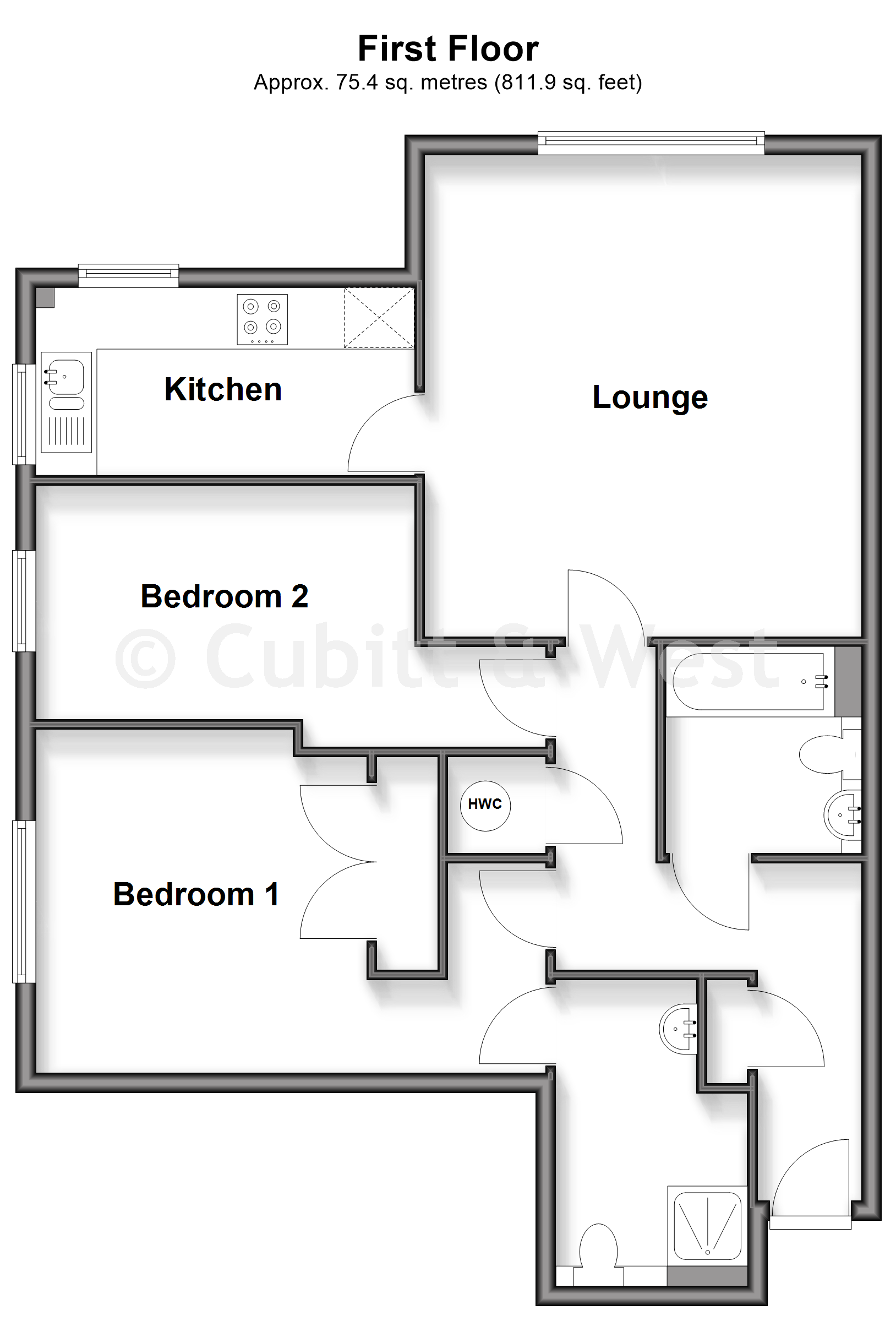36, Peregrine Gardens, Croydon floorplan
