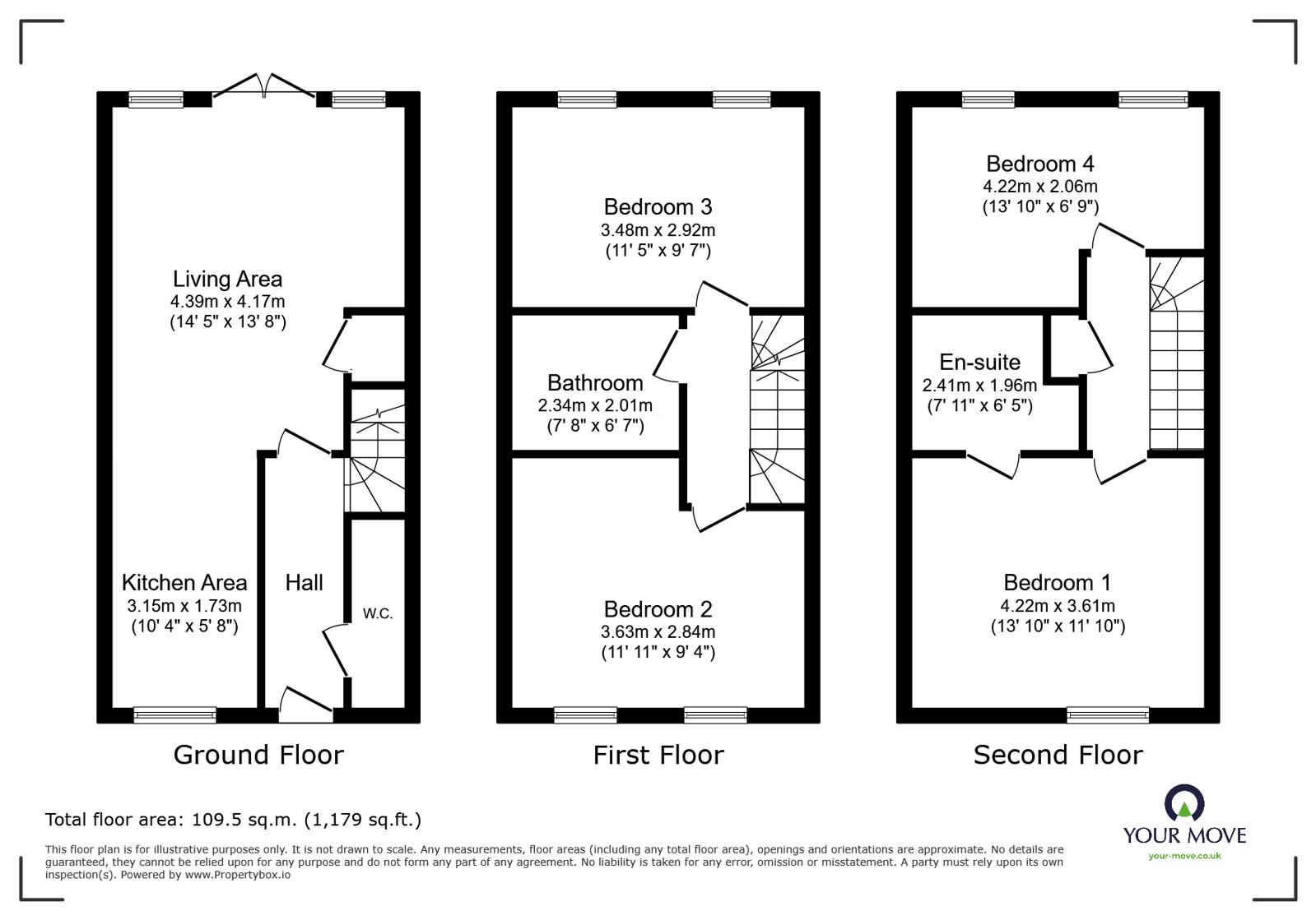 77, Brentleigh Way, Hanley, Staffordshire floorplan