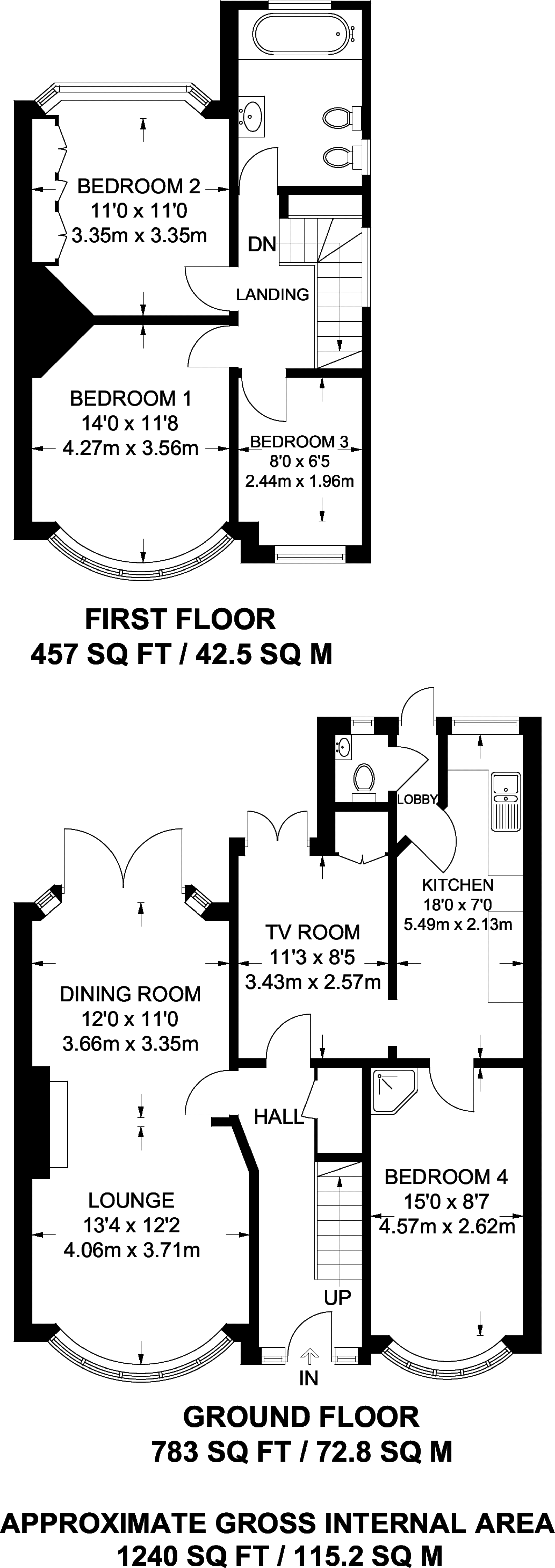 4 Bedrooms Semi-detached house to rent in Brunswick Park Road, Brunswick Park N11