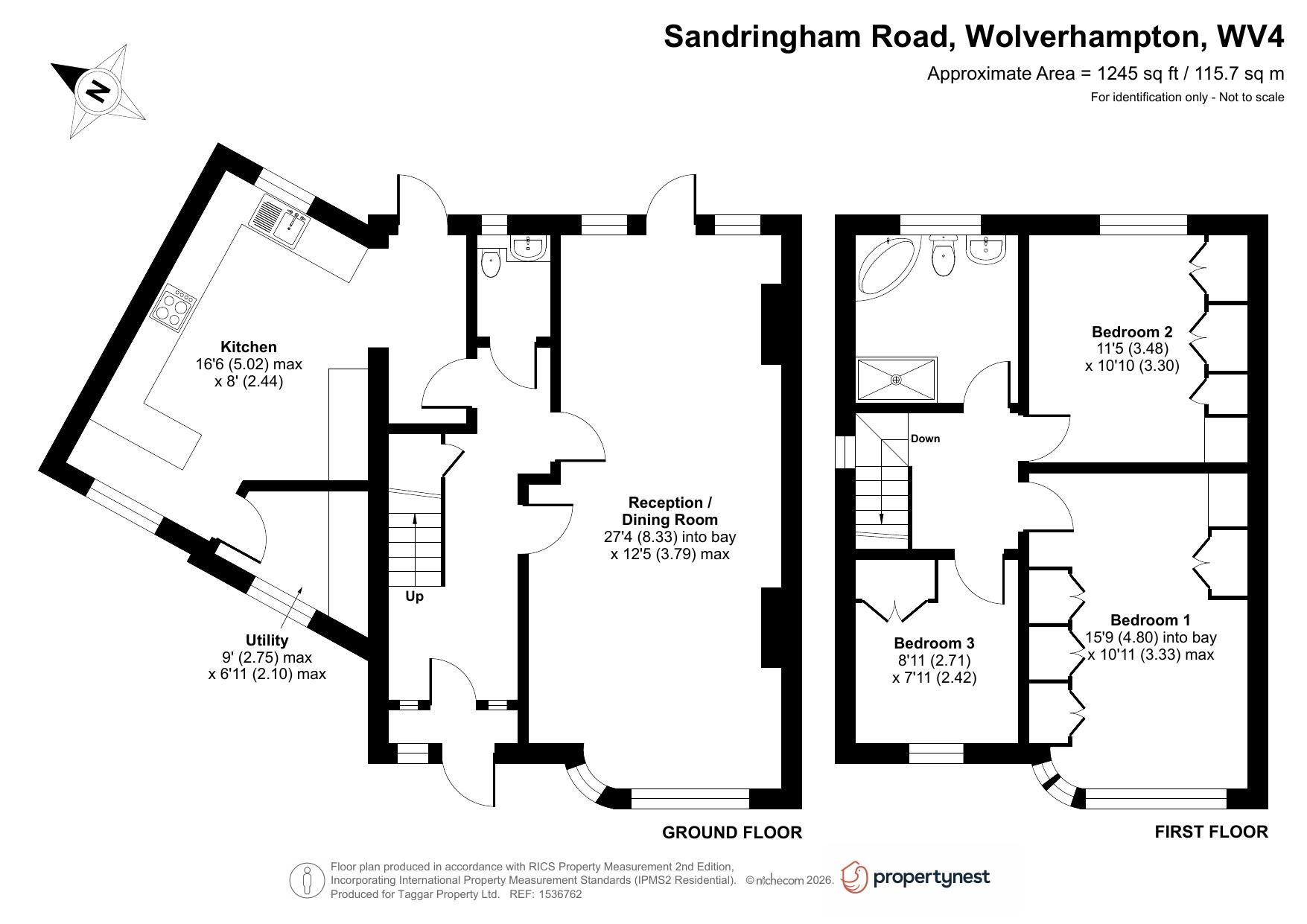 11 Sandringham Road, Wolverhampton floorplan