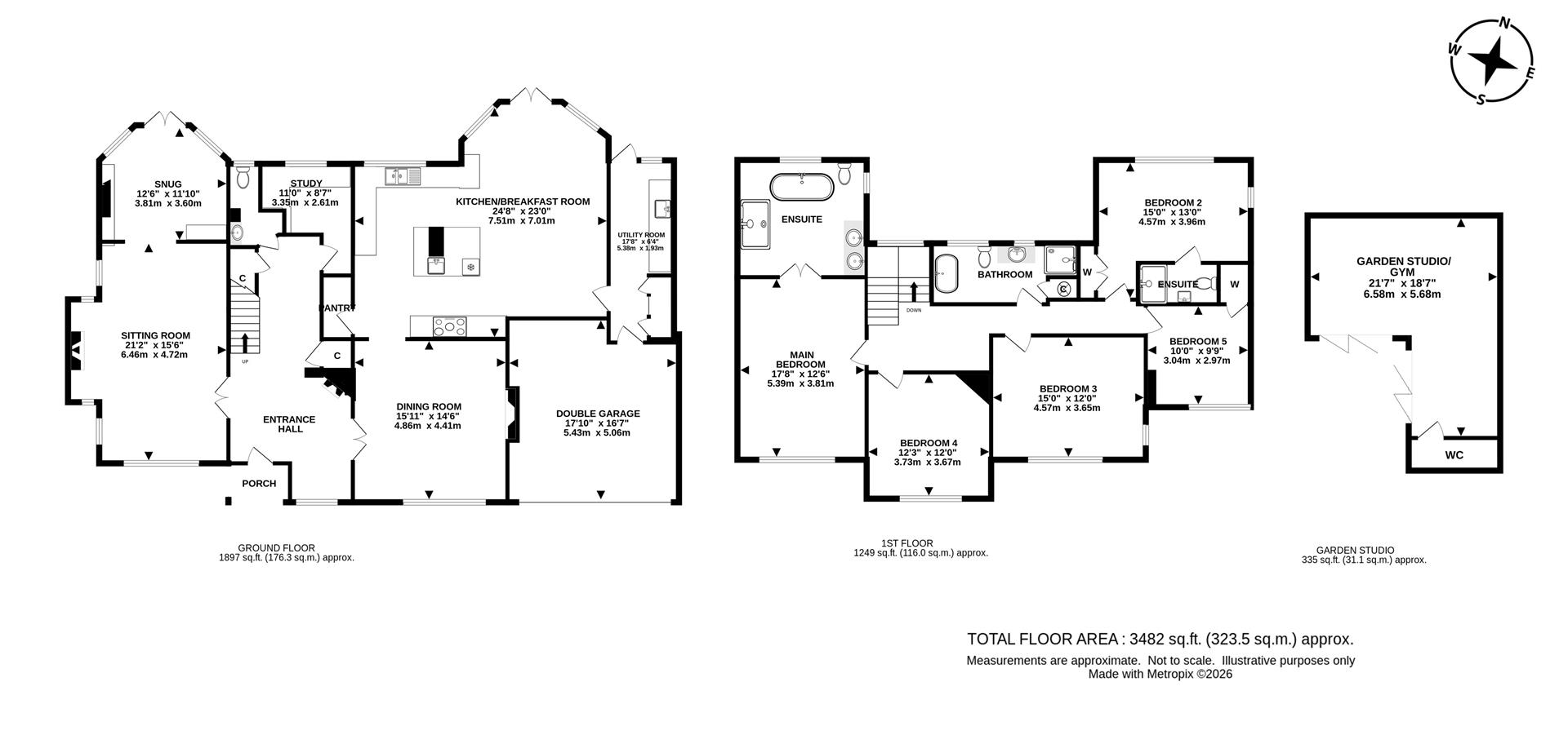 10, Hollymead Road, Chipstead floorplan
