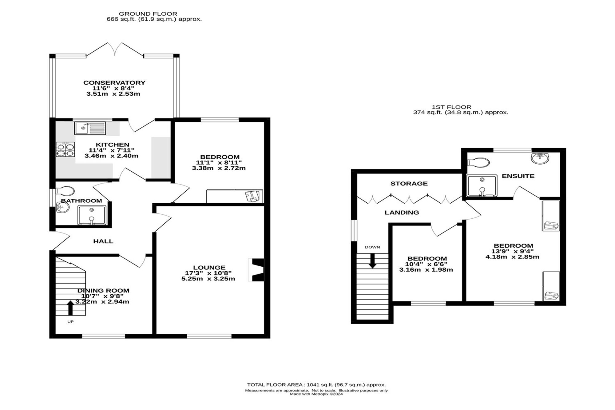 95 Horse Fair Avenue, High Peak floorplan